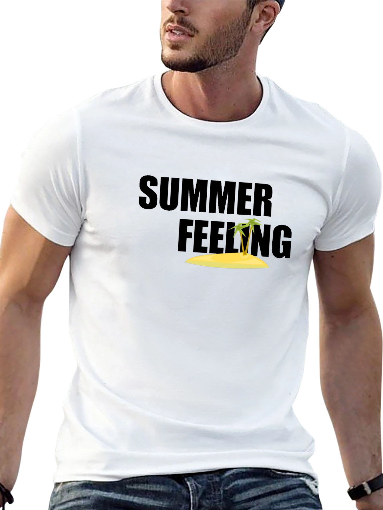 Summer Feeling T-Shirt - Island Graphic Tee