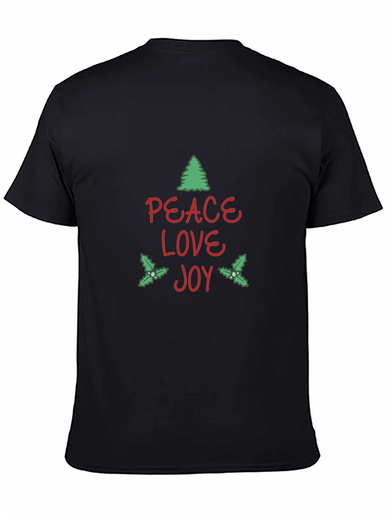 Holiday Peace Love Joy Graphic Tee