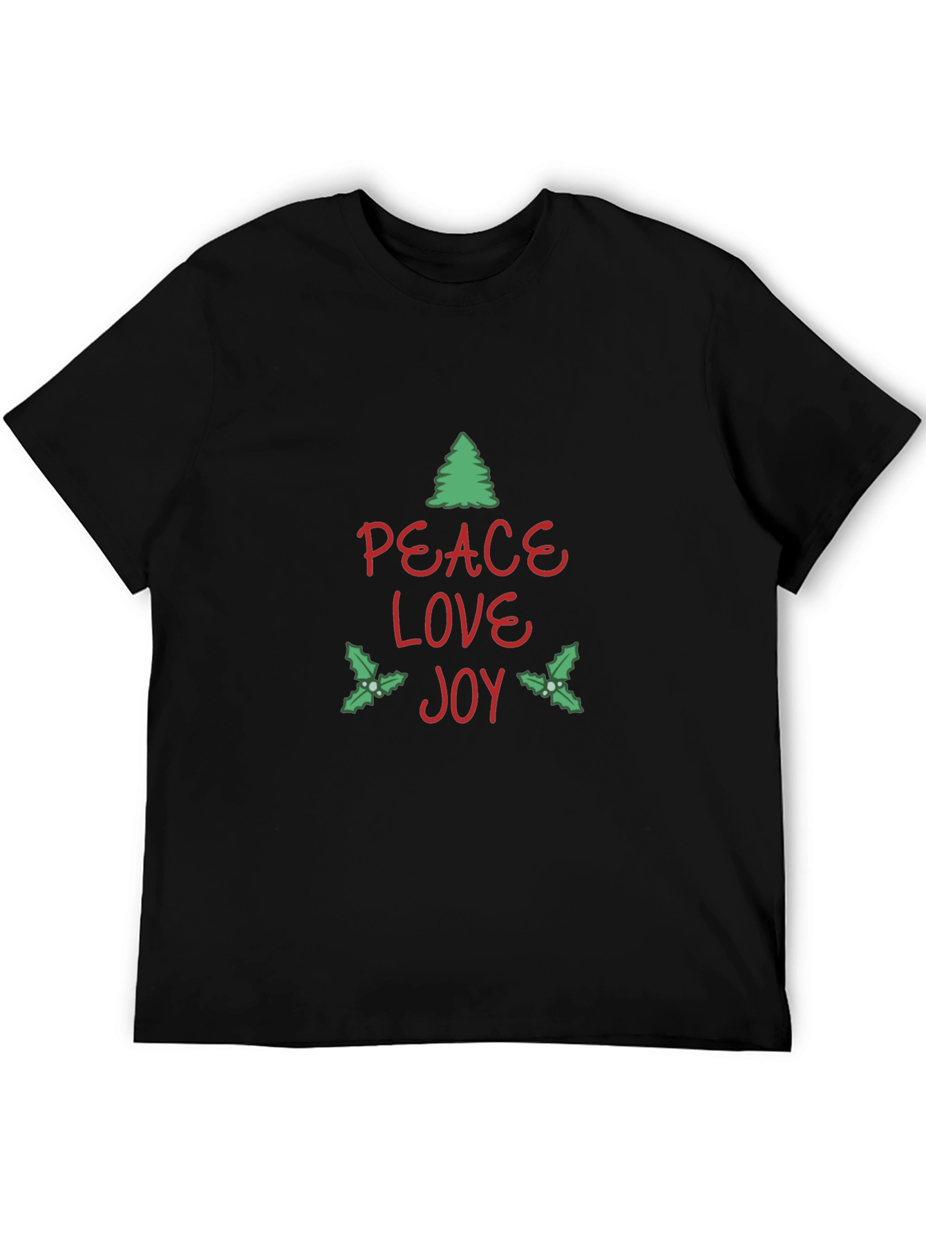Holiday Peace Love Joy Graphic Tee