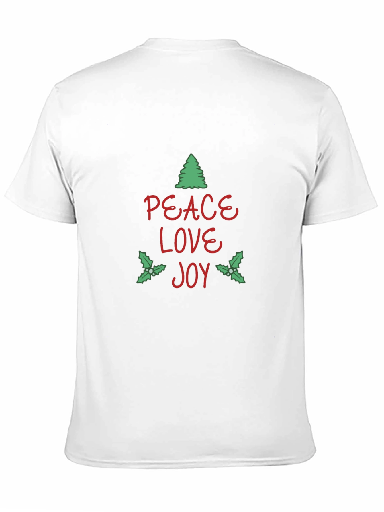 Holiday Peace Love Joy Graphic Tee