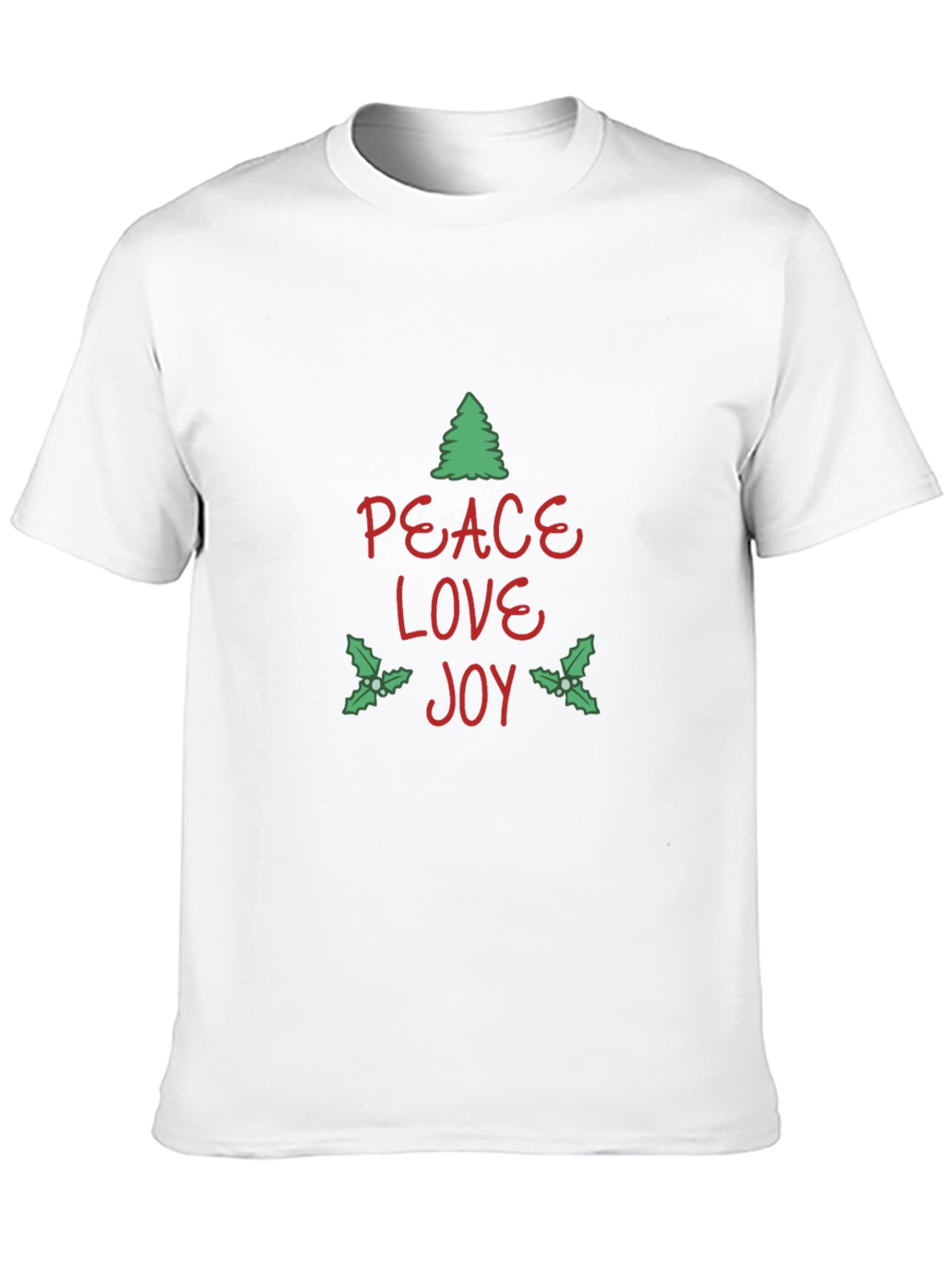 Holiday Peace Love Joy Graphic Tee