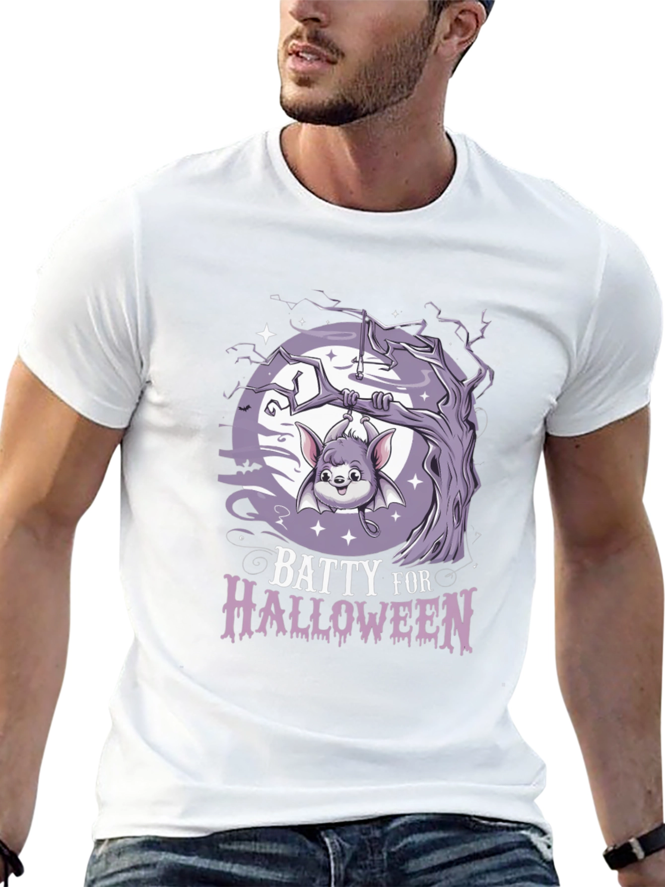 Batty for Halloween Graphic Tee