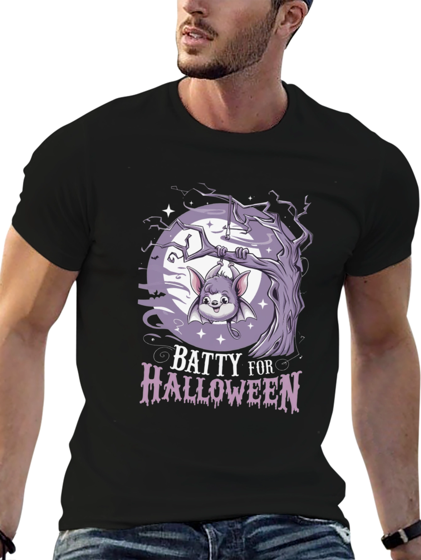 Batty for Halloween Graphic Tee