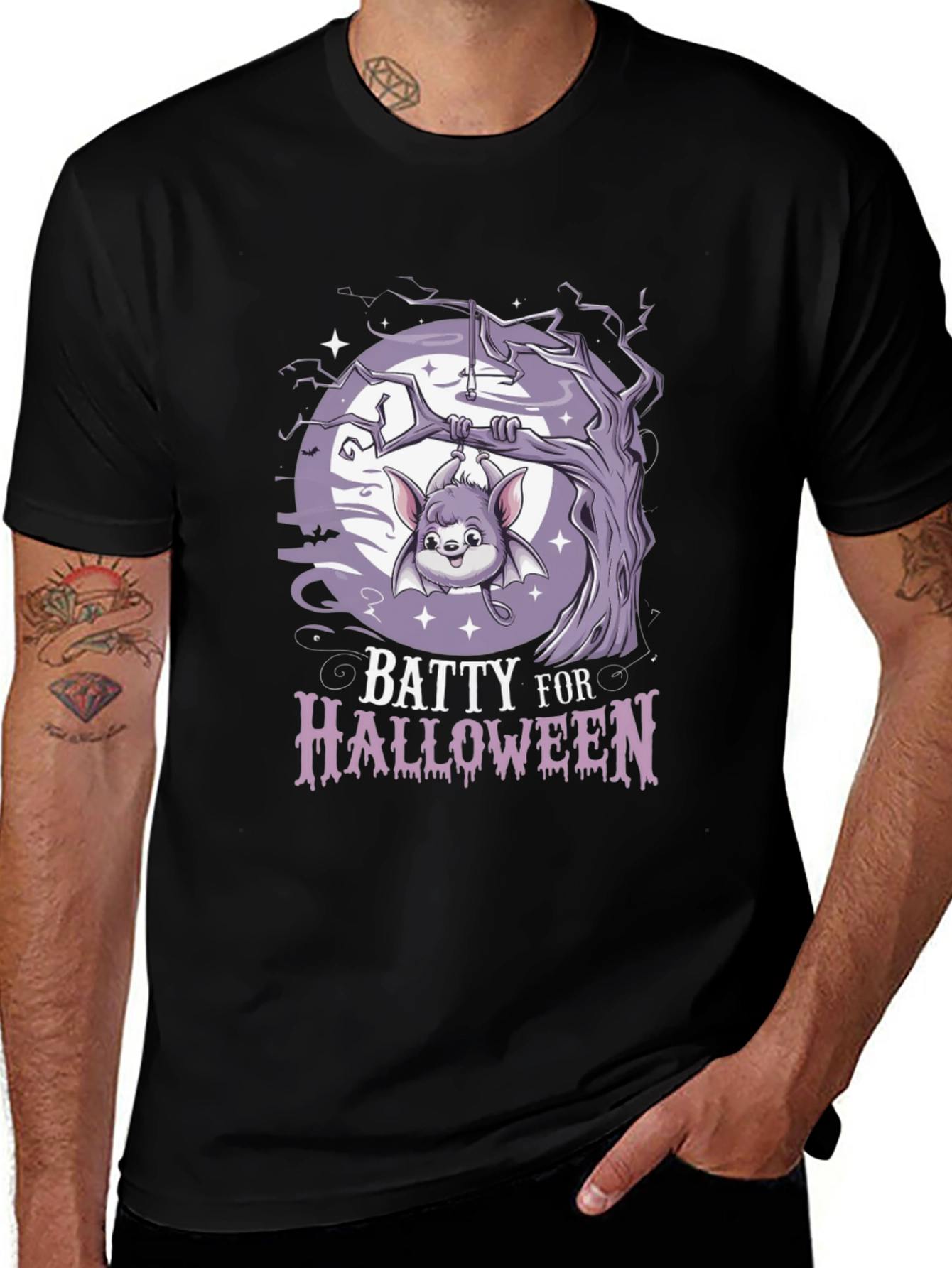 Batty for Halloween Graphic Tee