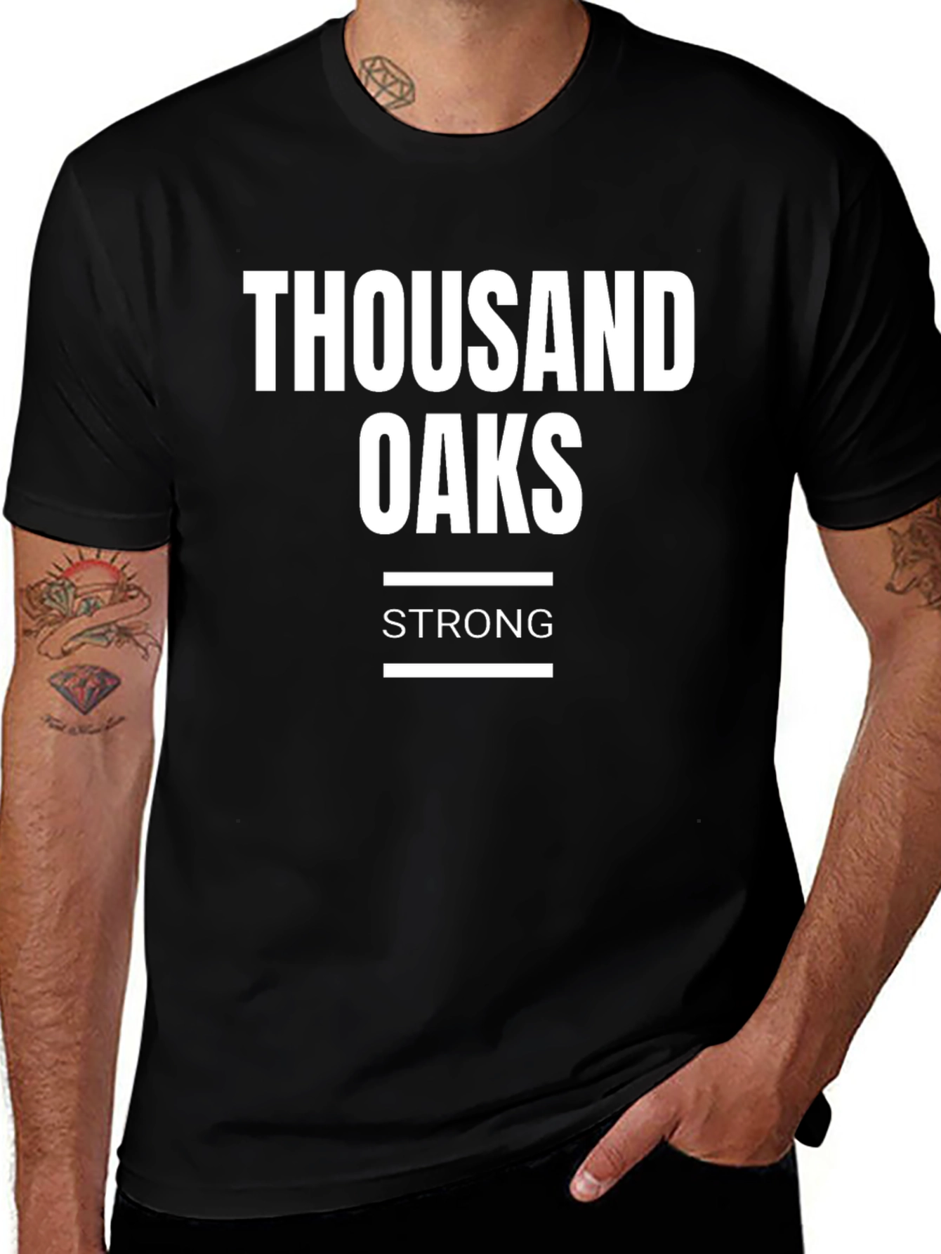 Thousand Oaks Strong Graphic Tee - Black