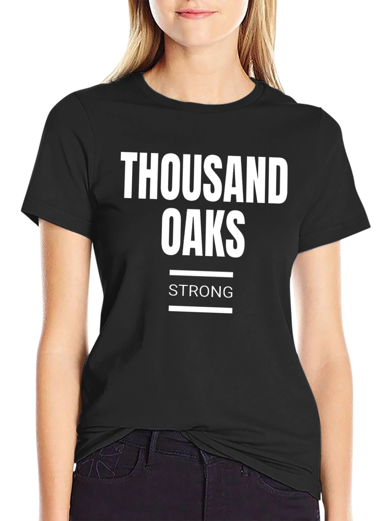 Thousand Oaks Strong Graphic Tee - Black