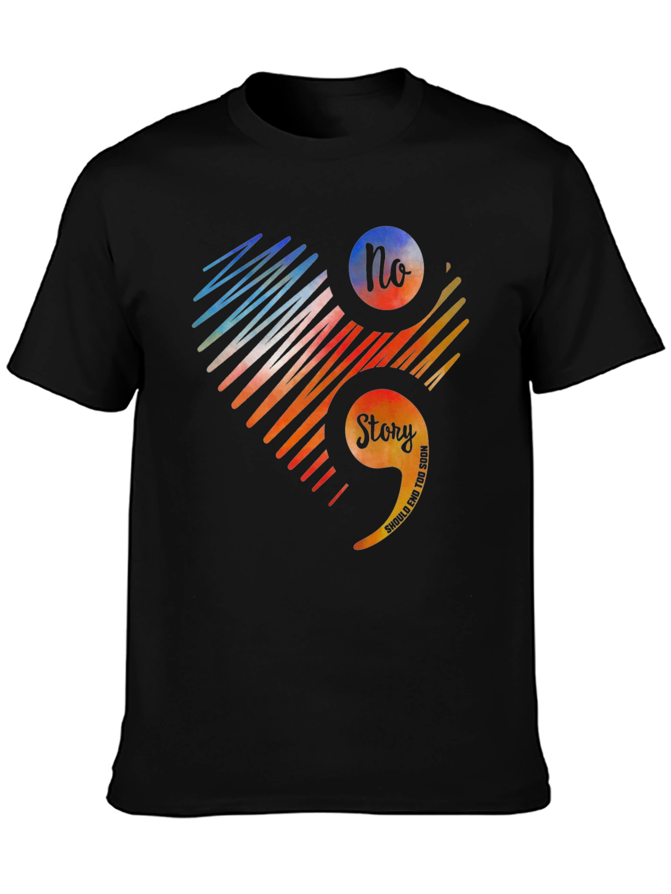 Semicolon Mental Health Awareness Graphic Tee