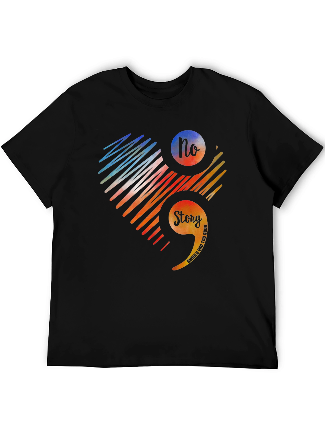 Semicolon Mental Health Awareness Graphic Tee