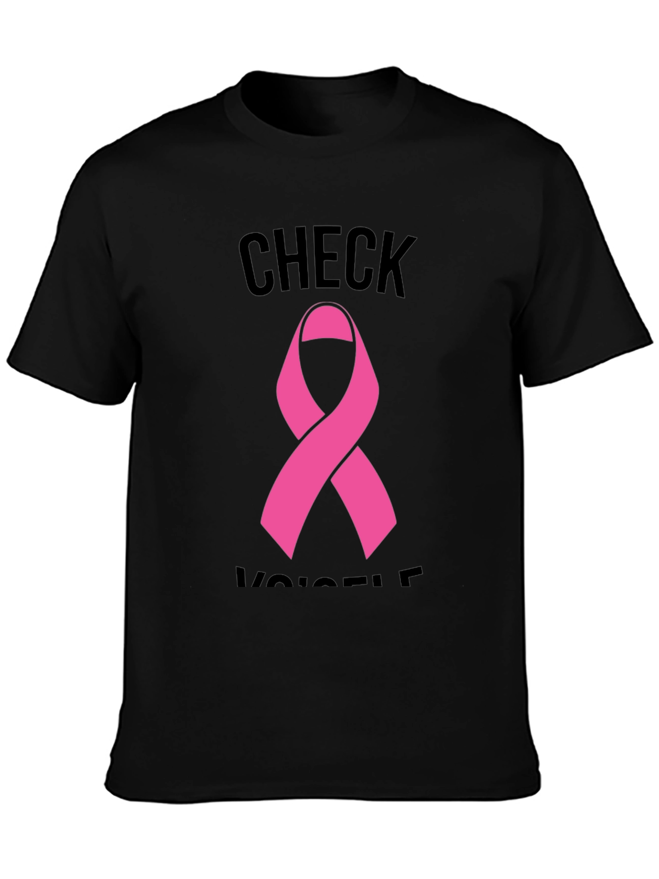 Check Yourself Breast Cancer Awareness T-Shirt