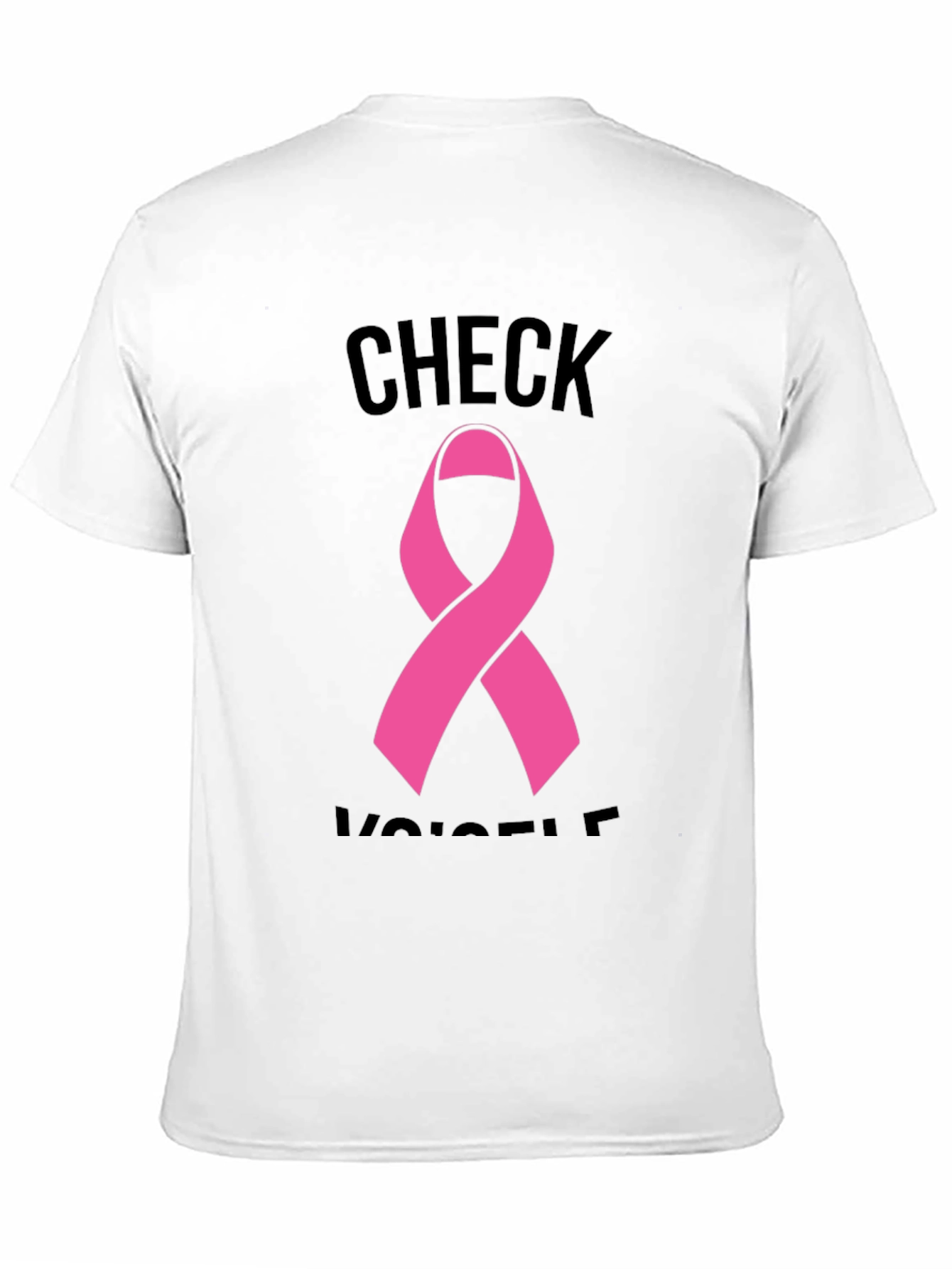 Check Yourself Breast Cancer Awareness T-Shirt