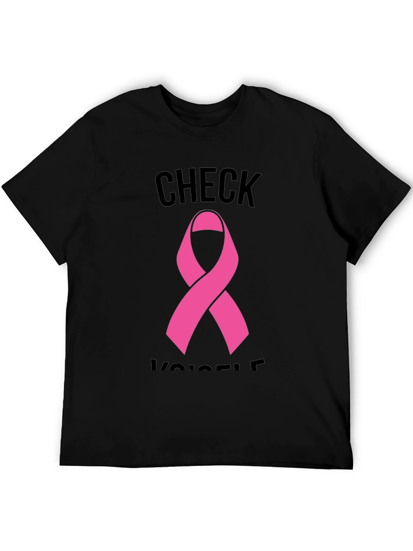 Check Yourself Breast Cancer Awareness T-Shirt