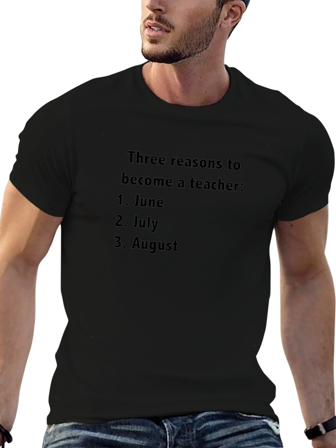Teachers Summer Humor T-Shirt - June July August