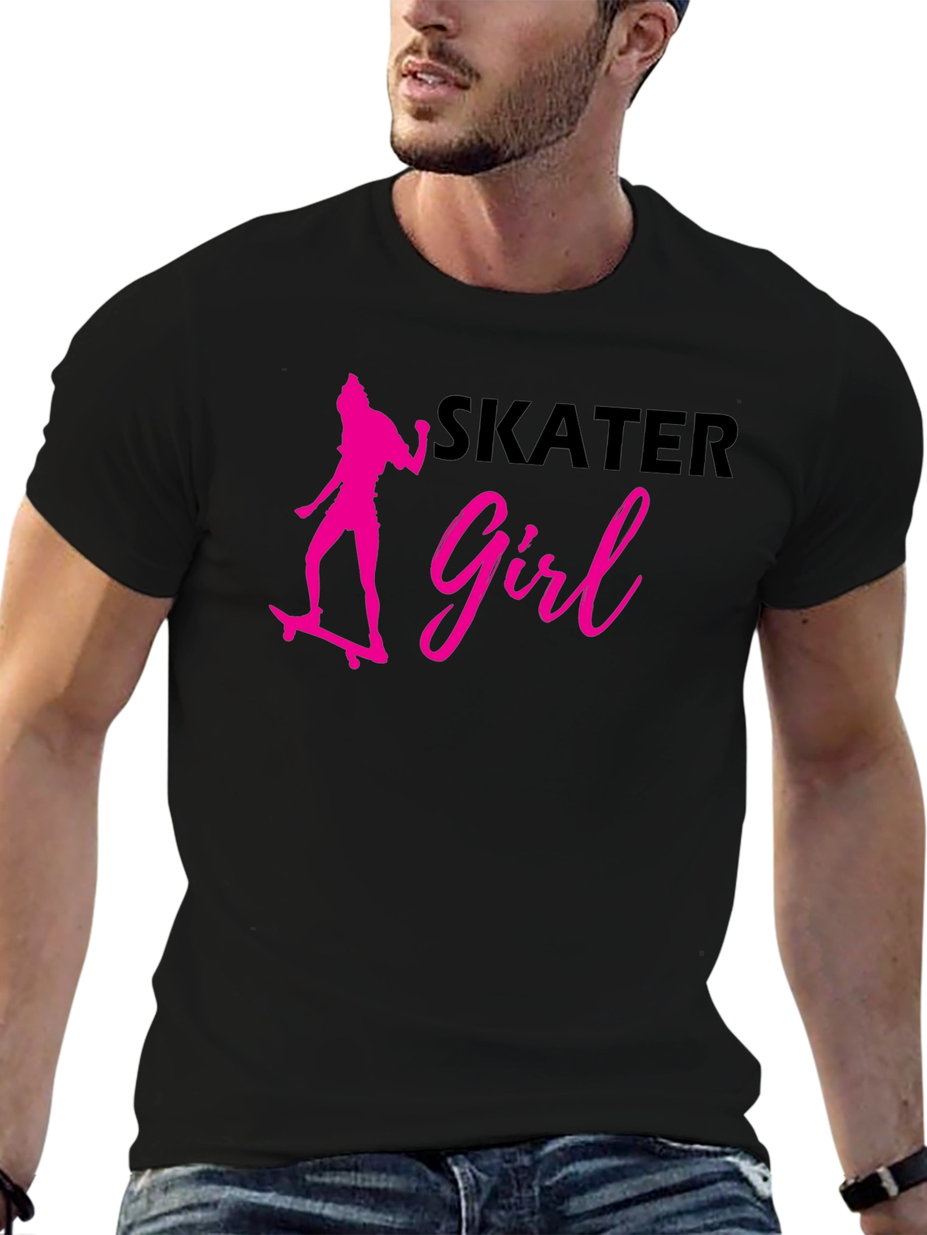 Skater Girl Graphic T-Shirt
