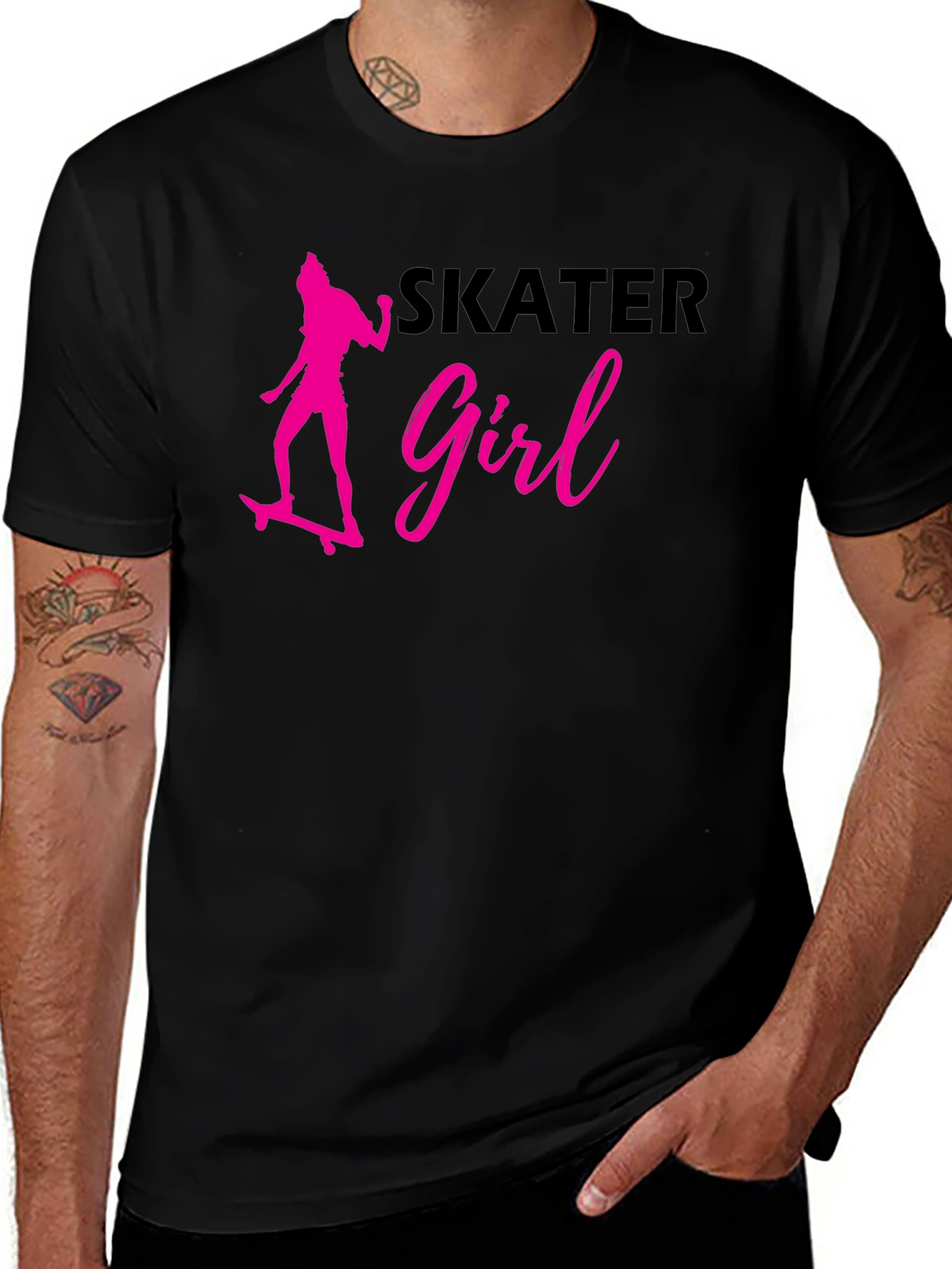 Skater Girl Graphic T-Shirt