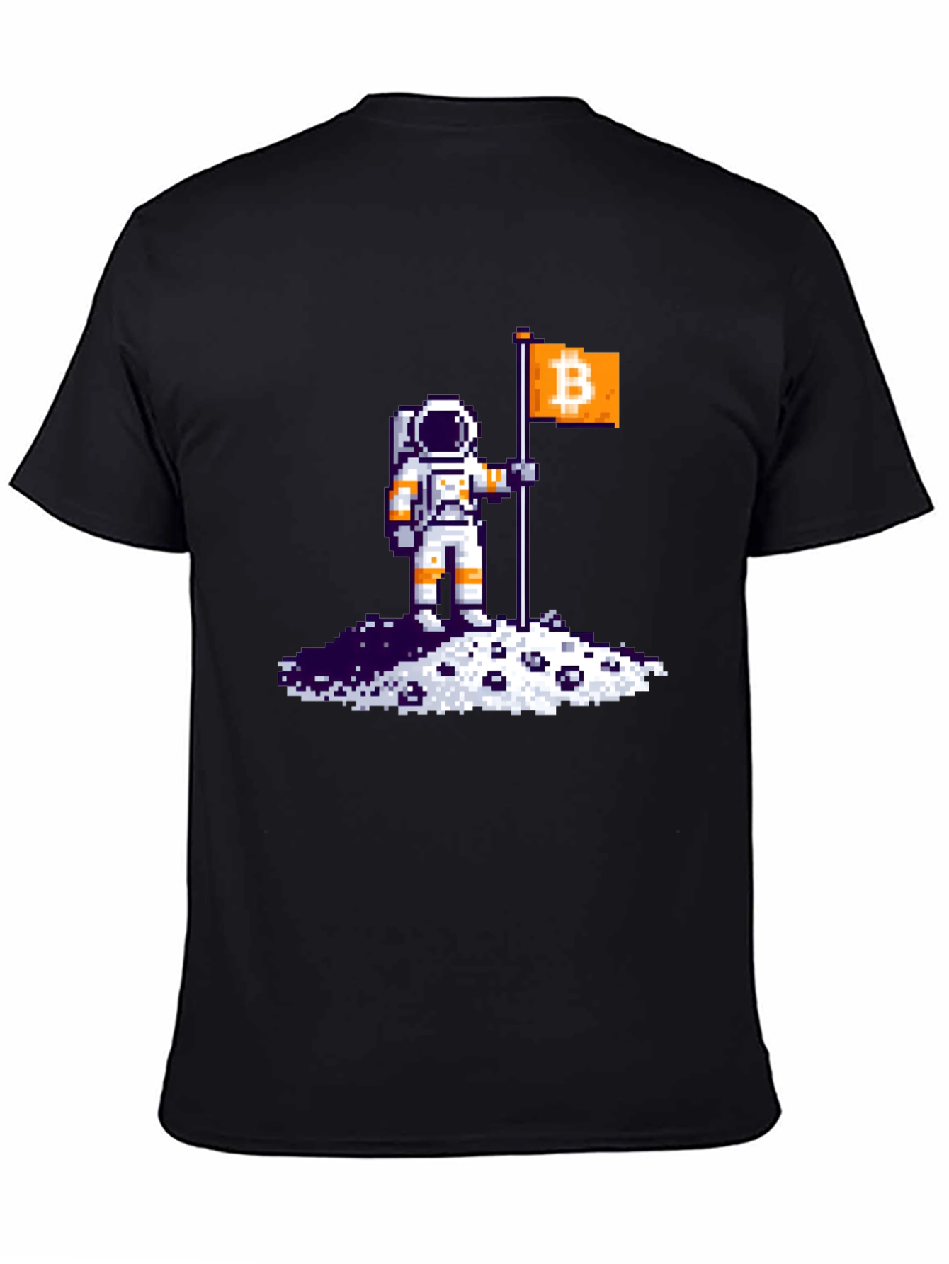 Bitcoin Astronaut Pixel Art T-Shirt