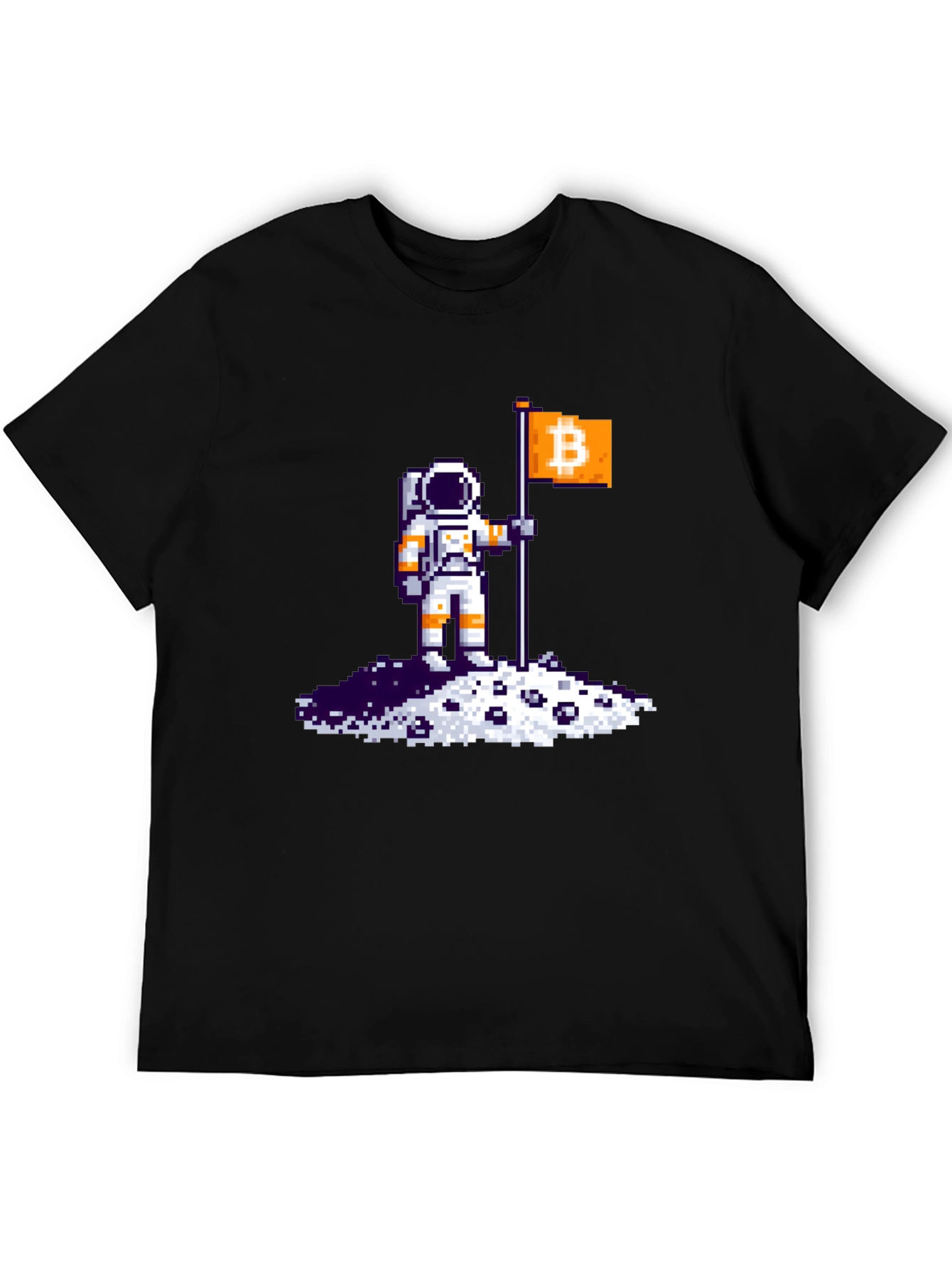 Bitcoin Astronaut Pixel Art T-Shirt