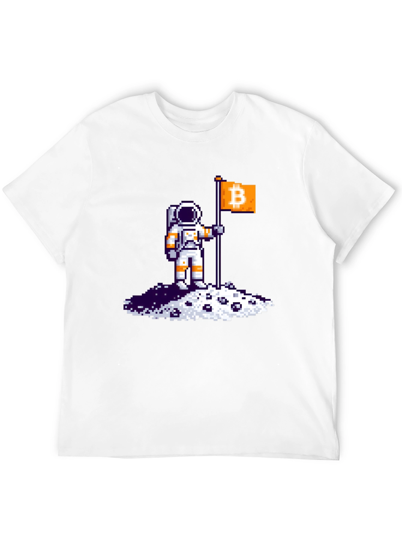 Bitcoin Astronaut Pixel Art T-Shirt