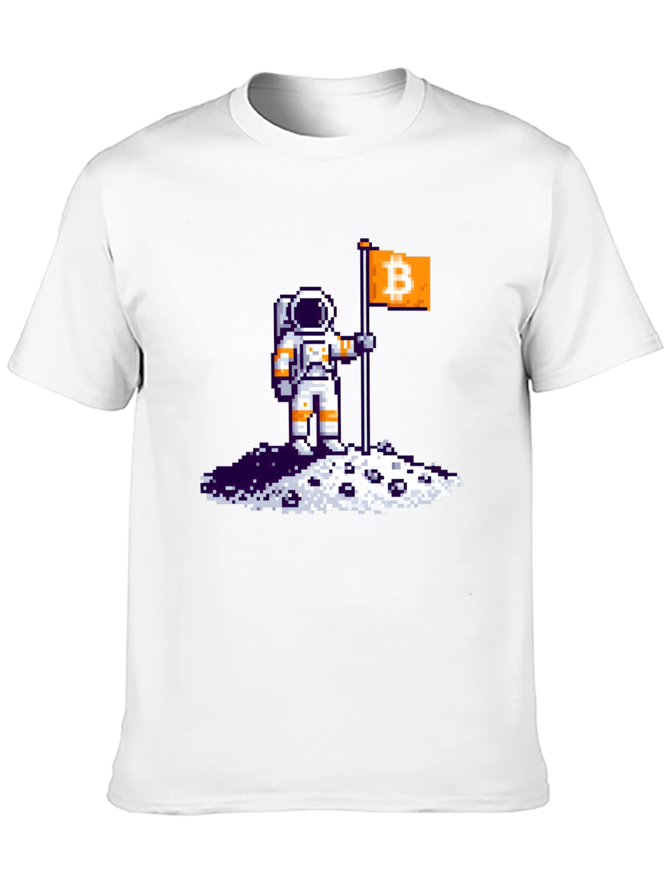Bitcoin Astronaut Pixel Art T-Shirt