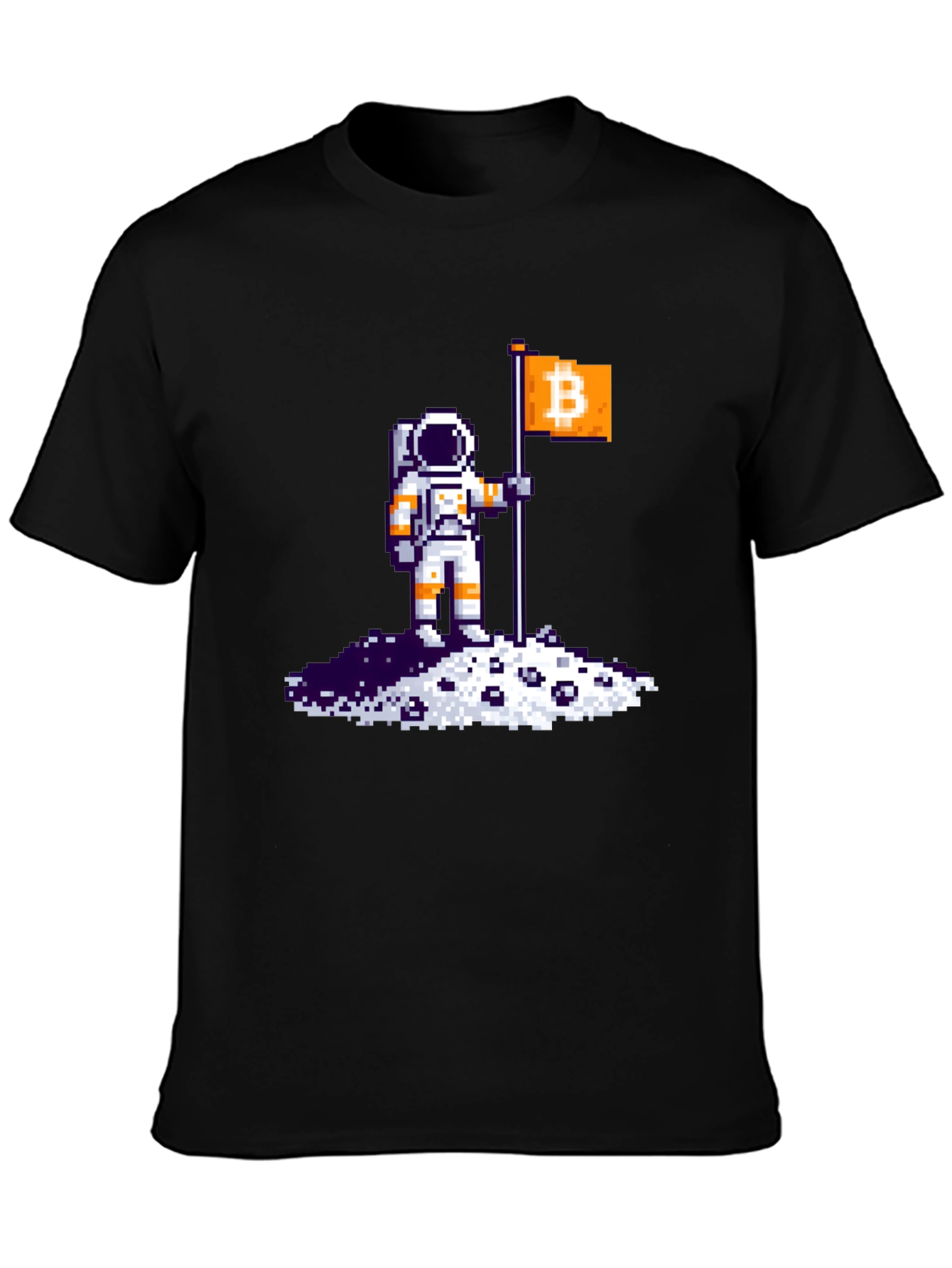 Bitcoin Astronaut Pixel Art T-Shirt