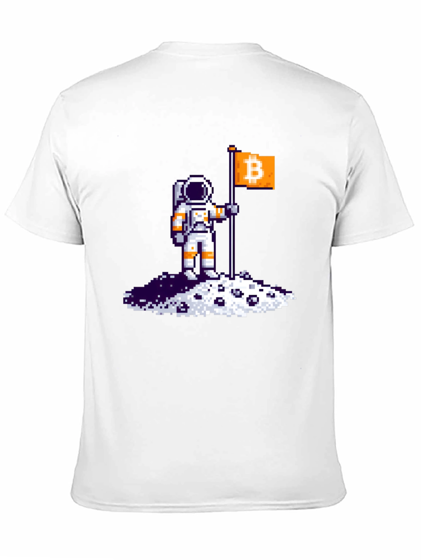 Bitcoin Astronaut Pixel Art T-Shirt