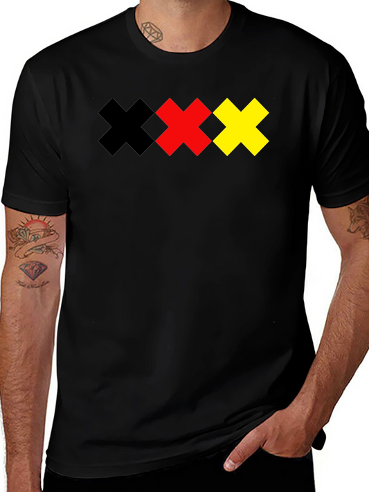 Amsterdam XXX T-Shirt - Black Cotton Graphic Tee