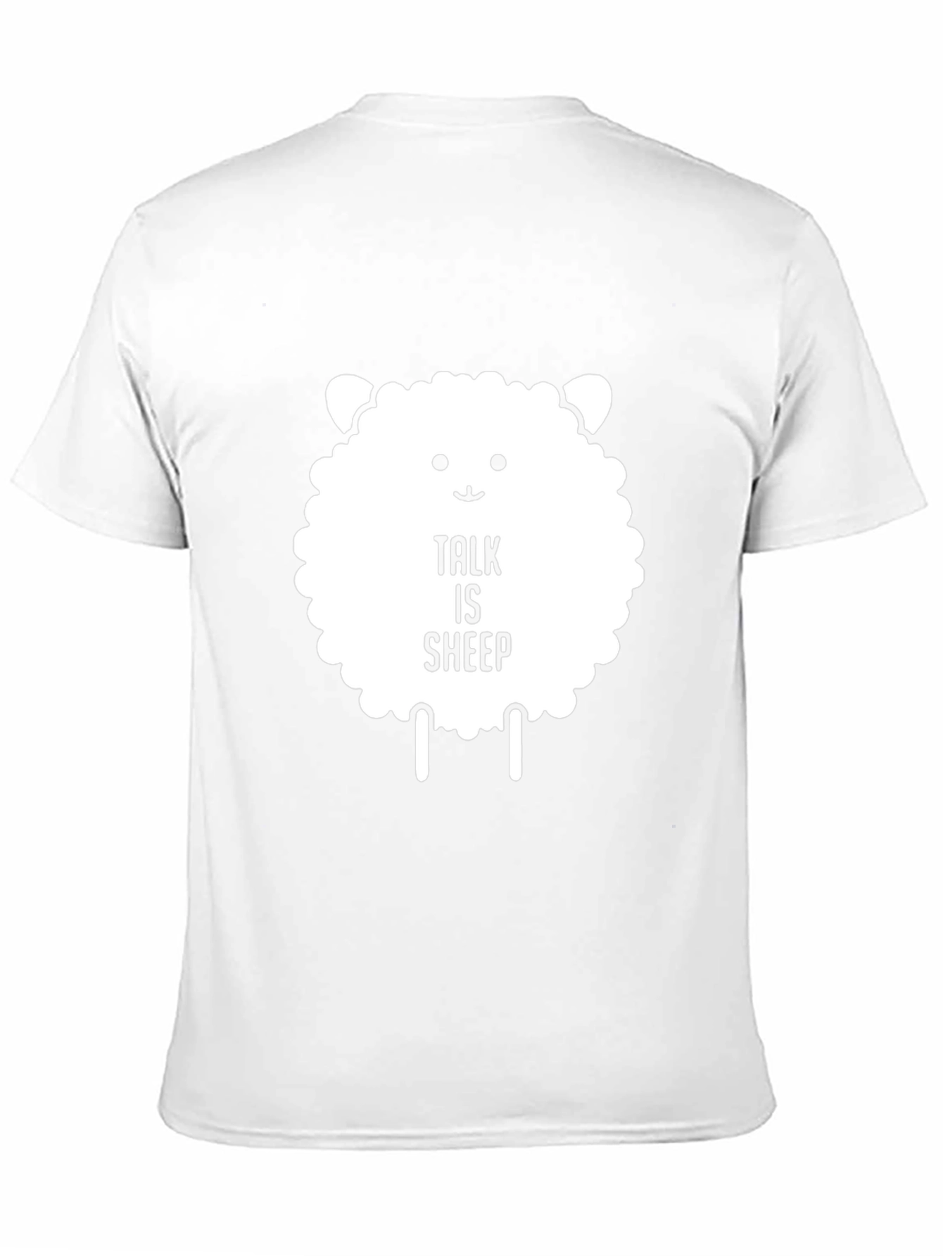 Talk is Sheep T-Shirt - Funny Sheep Pun Tee