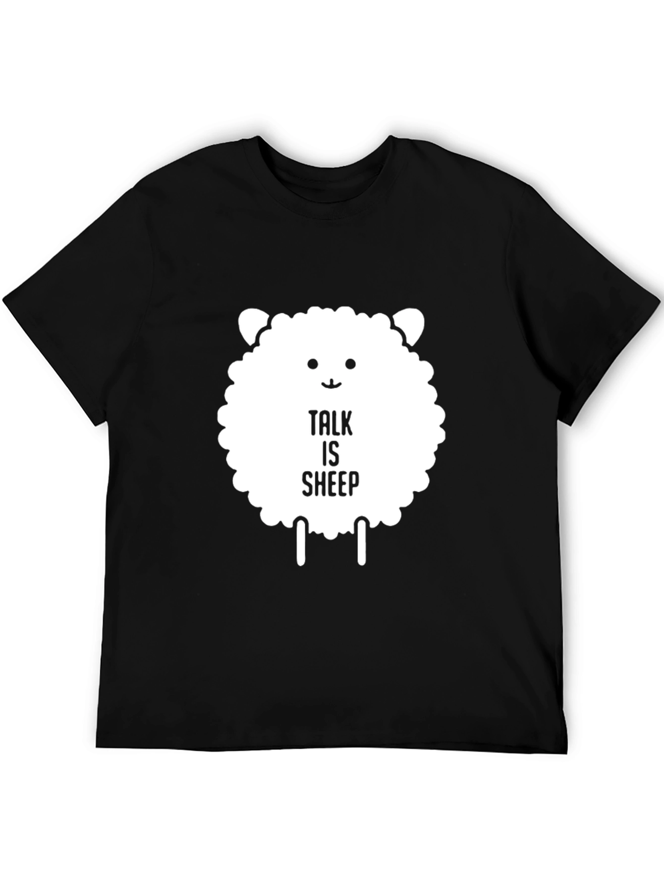 Talk is Sheep T-Shirt - Funny Sheep Pun Tee