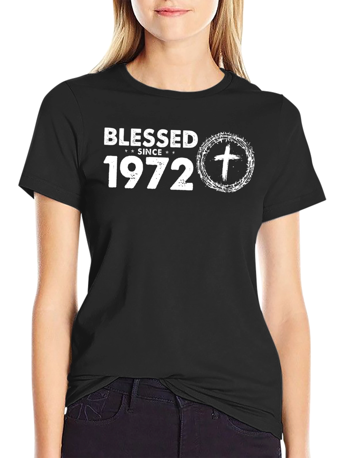 Blessed Since 1972 Christian T-Shirt
