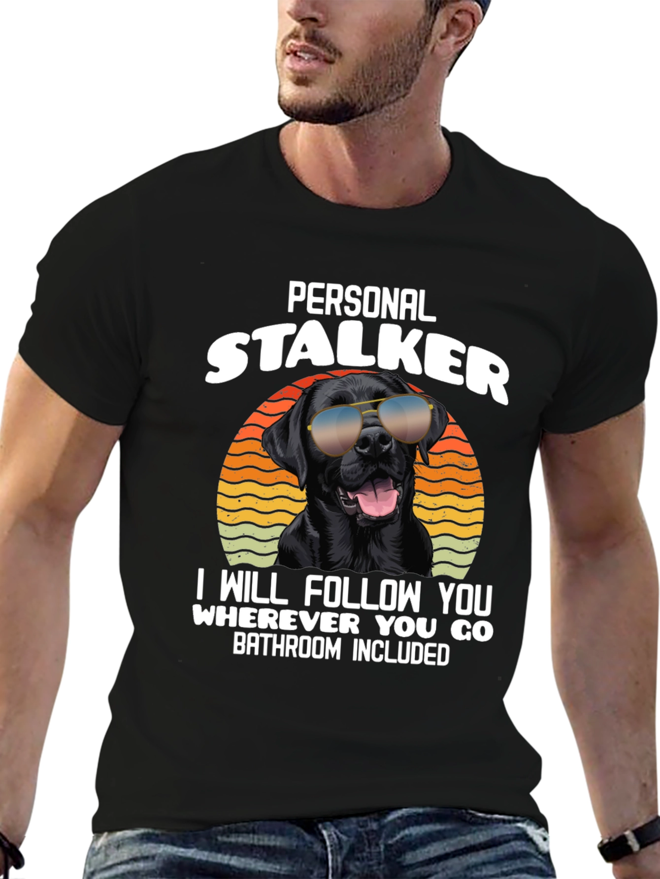 Personal Stalker Dog T-Shirt