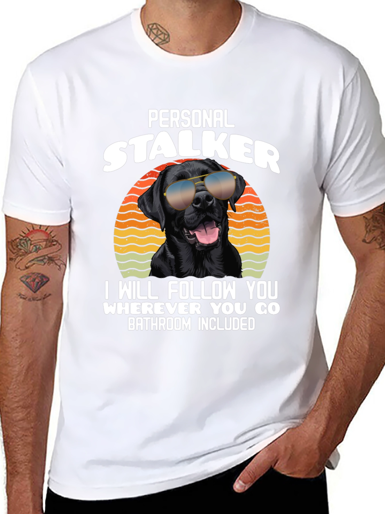 Personal Stalker Dog T-Shirt