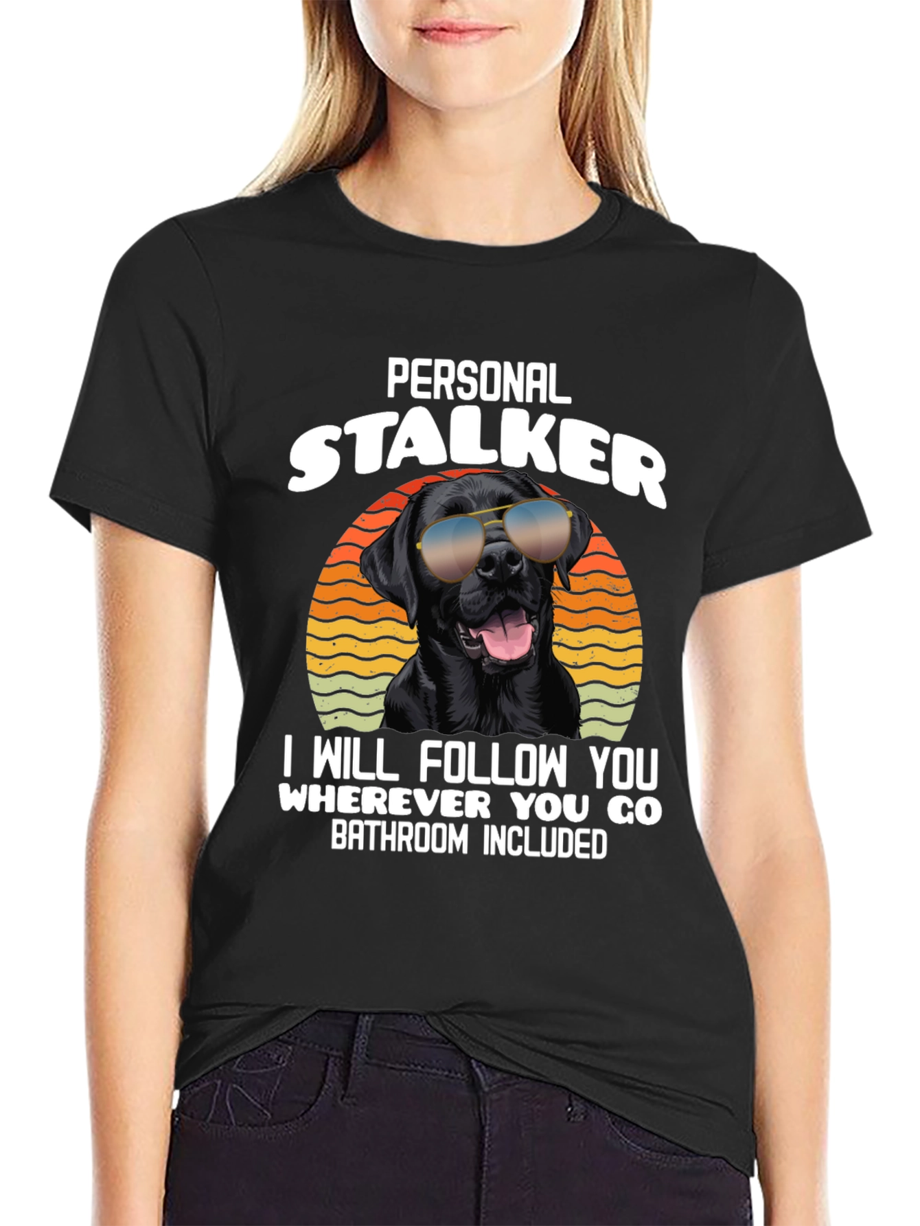 Personal Stalker Dog T-Shirt
