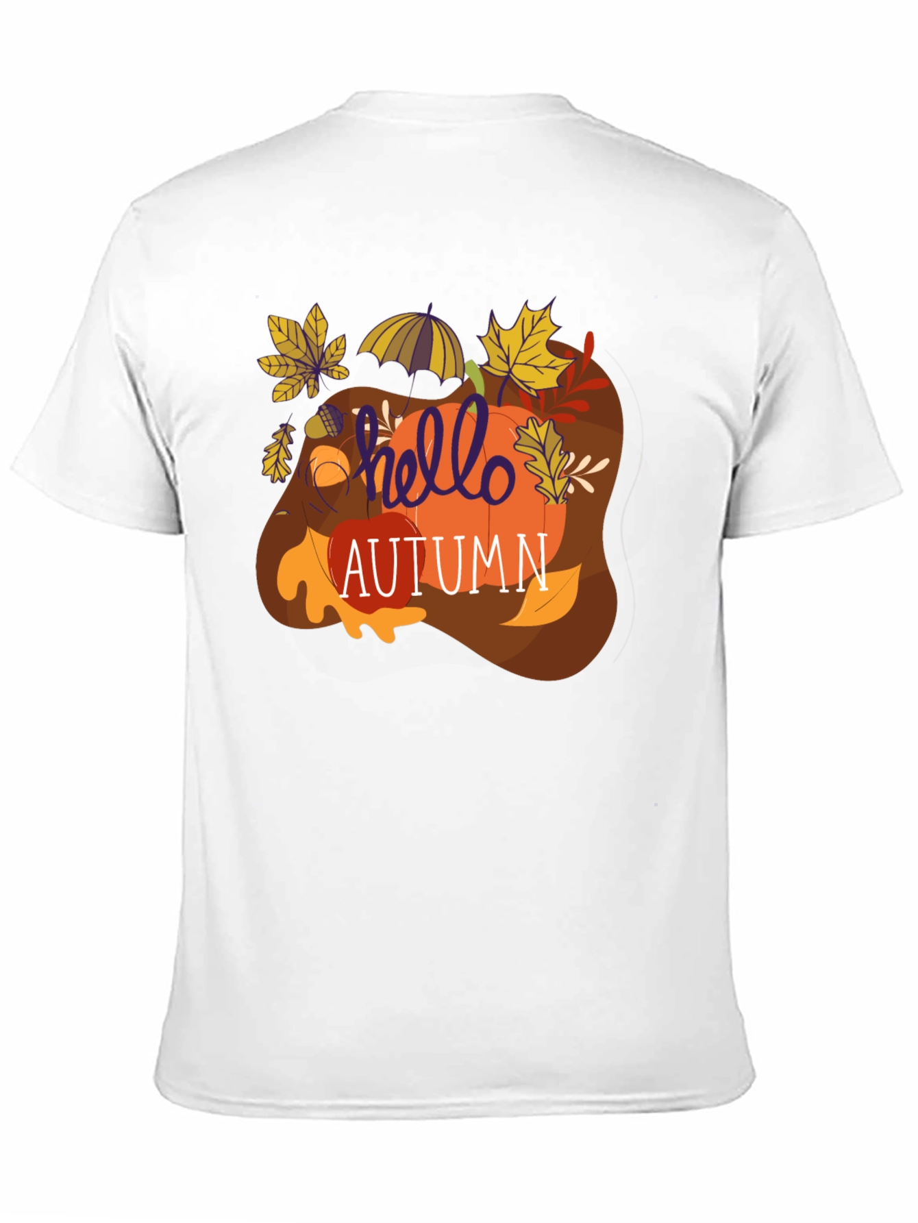 Hello Autumn Graphic Tee - Fall Season T-Shirt