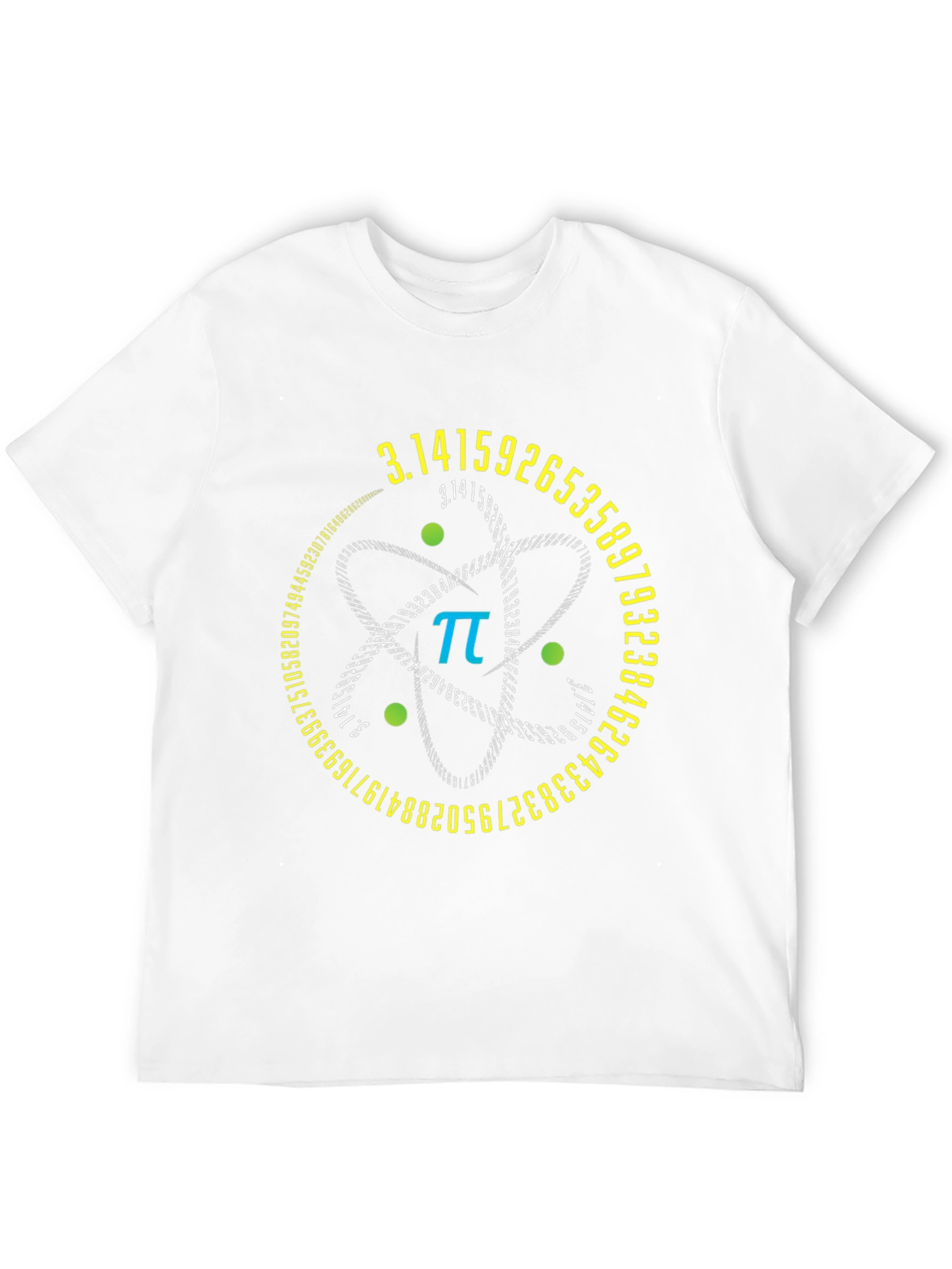Math Pi Symbol Black T-Shirt - Unique Graphic Tee