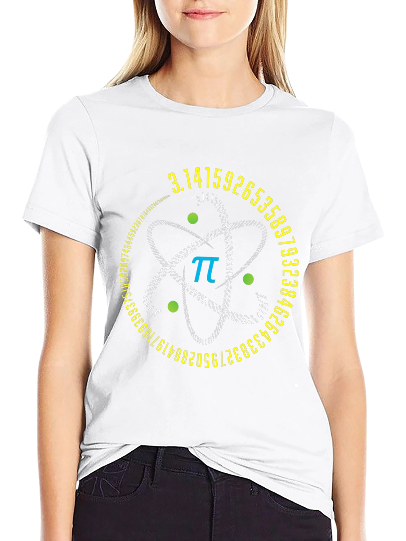 Math Pi Symbol Black T-Shirt - Unique Graphic Tee