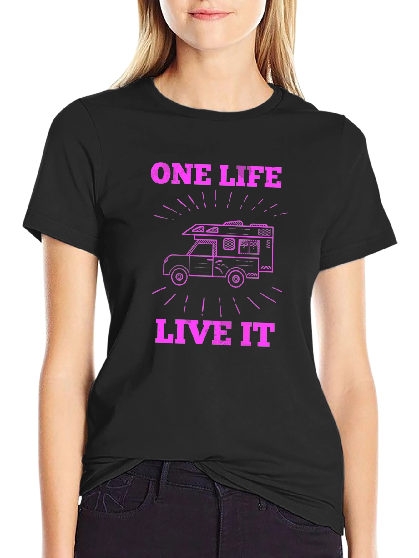 One Life Live It RV Graphic T-Shirt