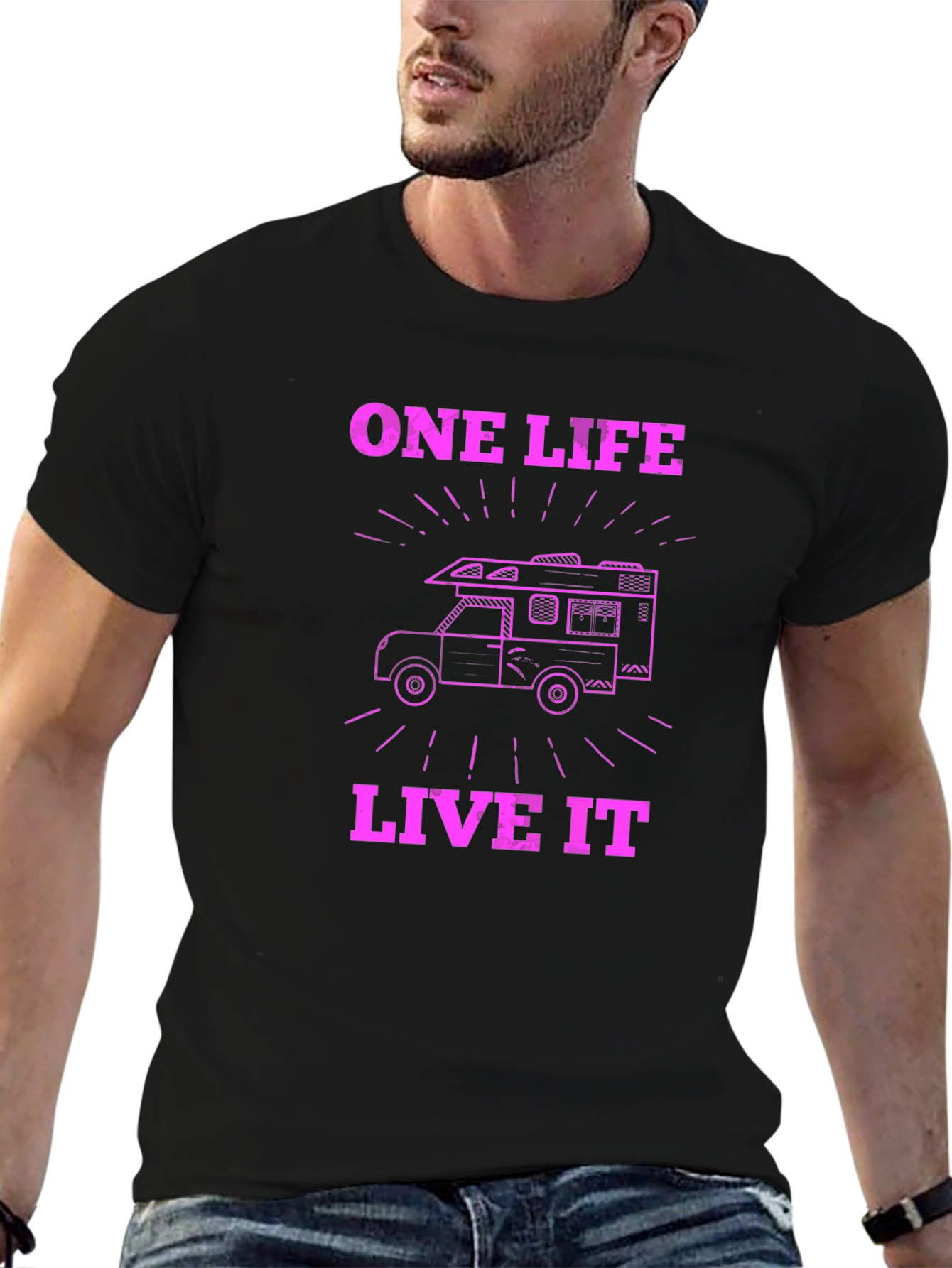 One Life Live It RV Graphic T-Shirt