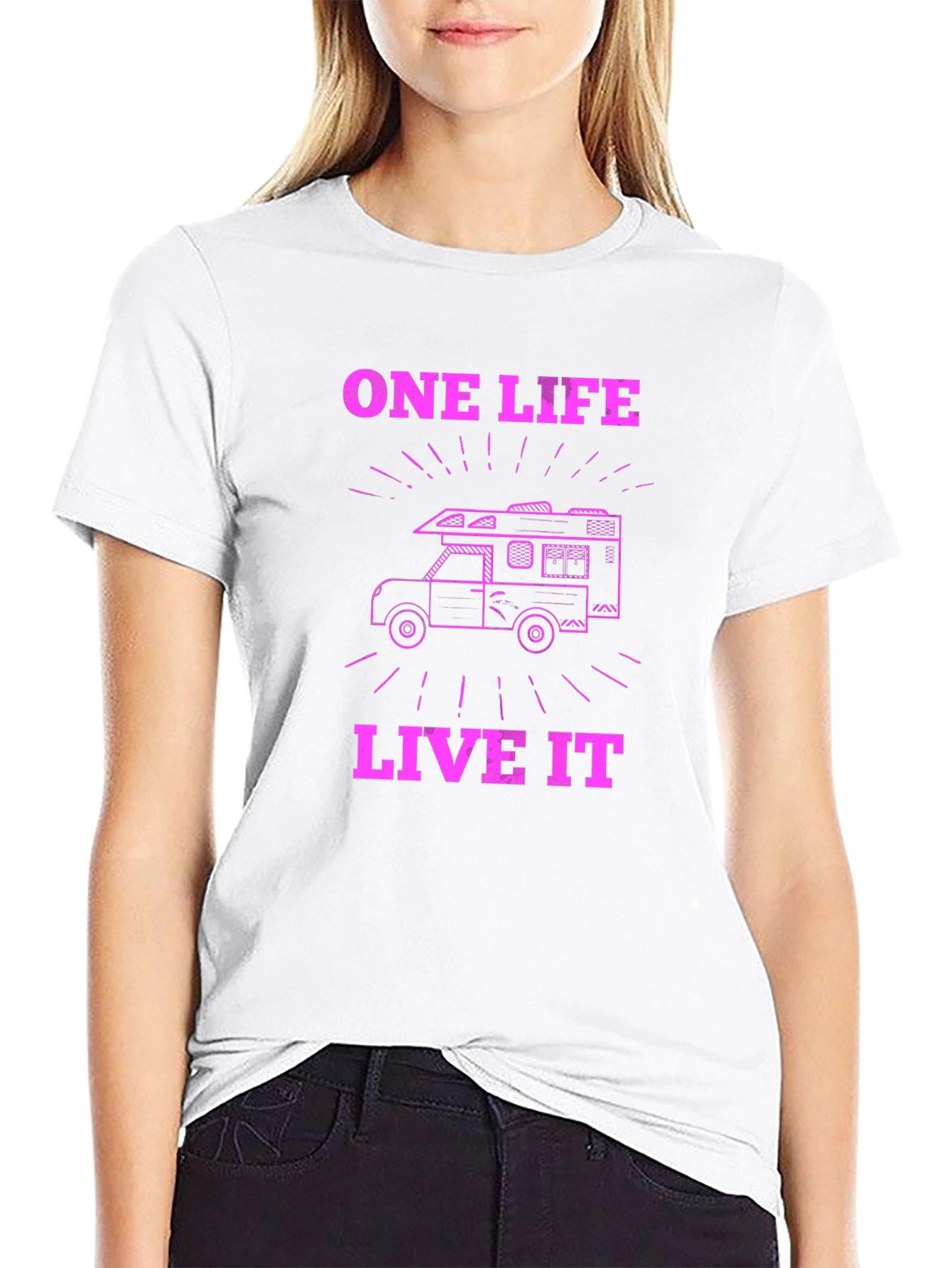 One Life Live It RV Graphic T-Shirt