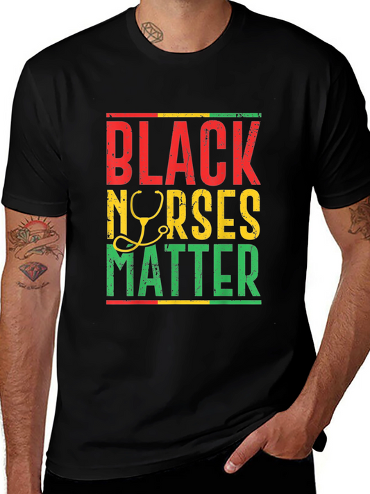 Black Nurses Matter Graphic Tee - Black History Month