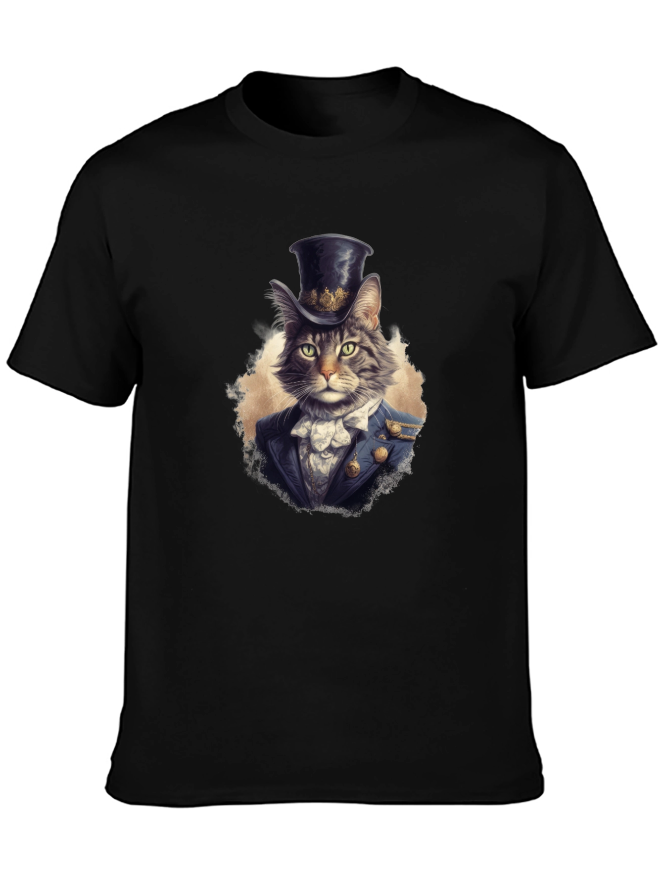 Dapper Cat Top Hat Graphic Tee