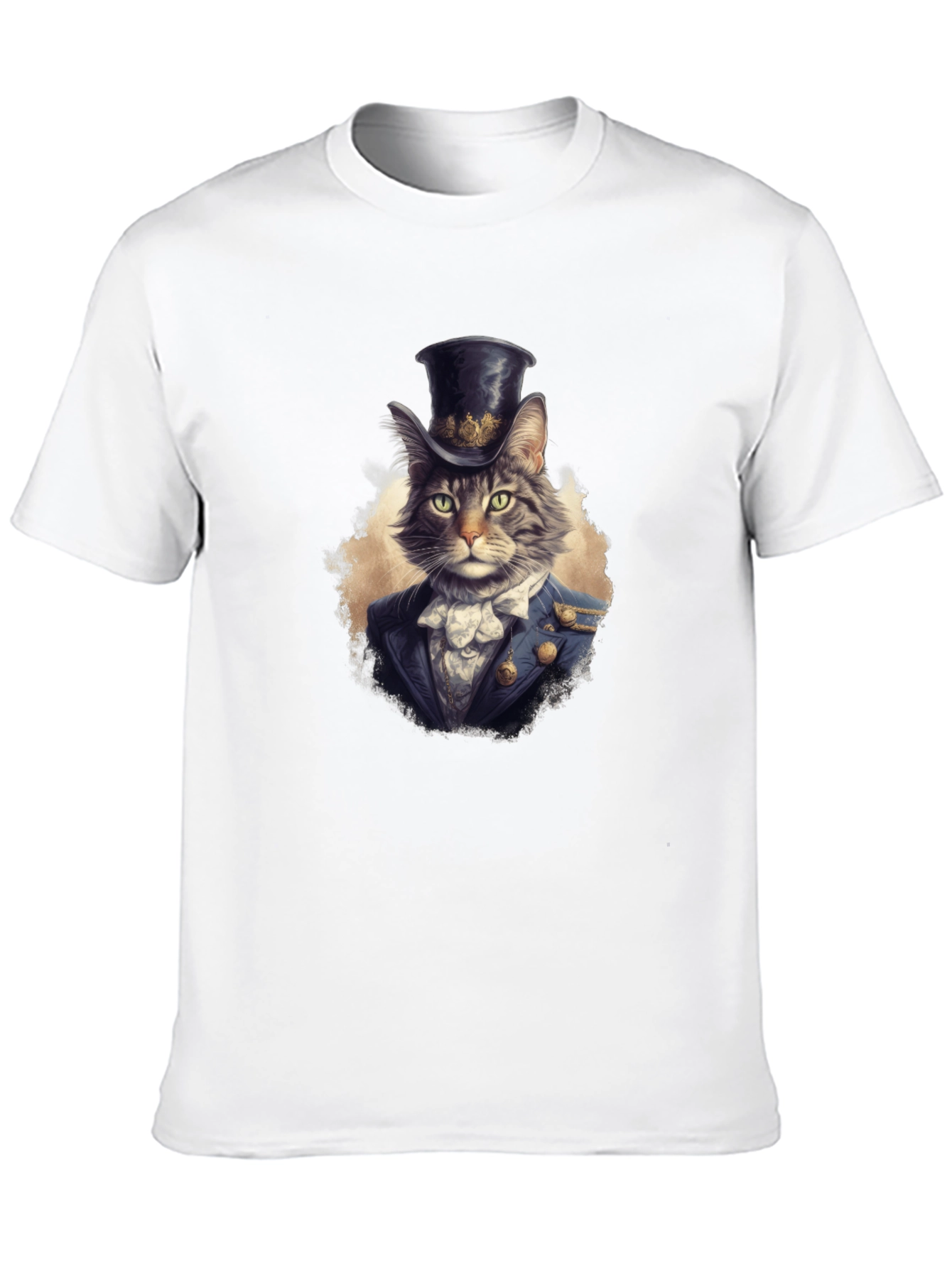 Dapper Cat Top Hat Graphic Tee