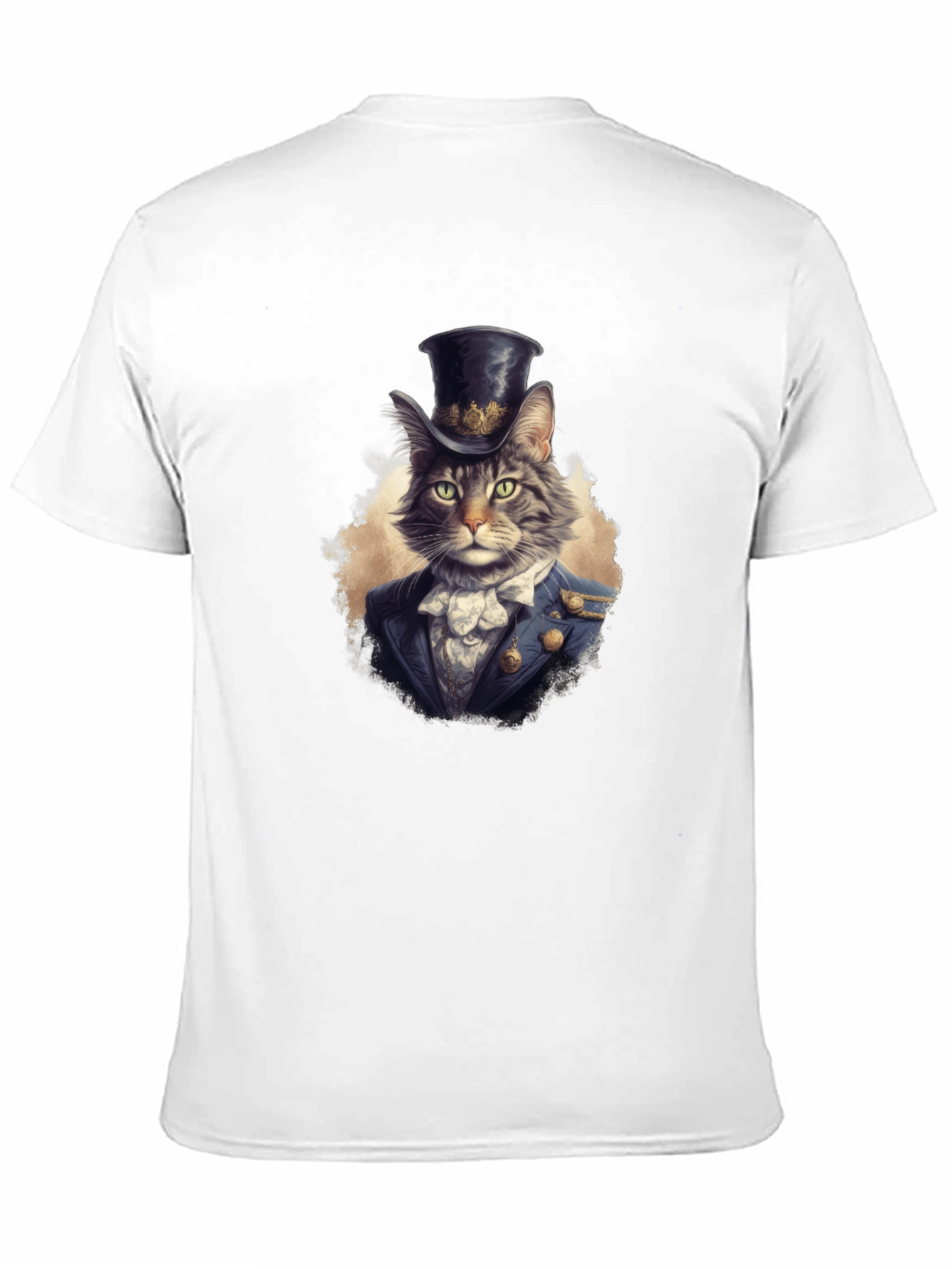 Dapper Cat Top Hat Graphic Tee