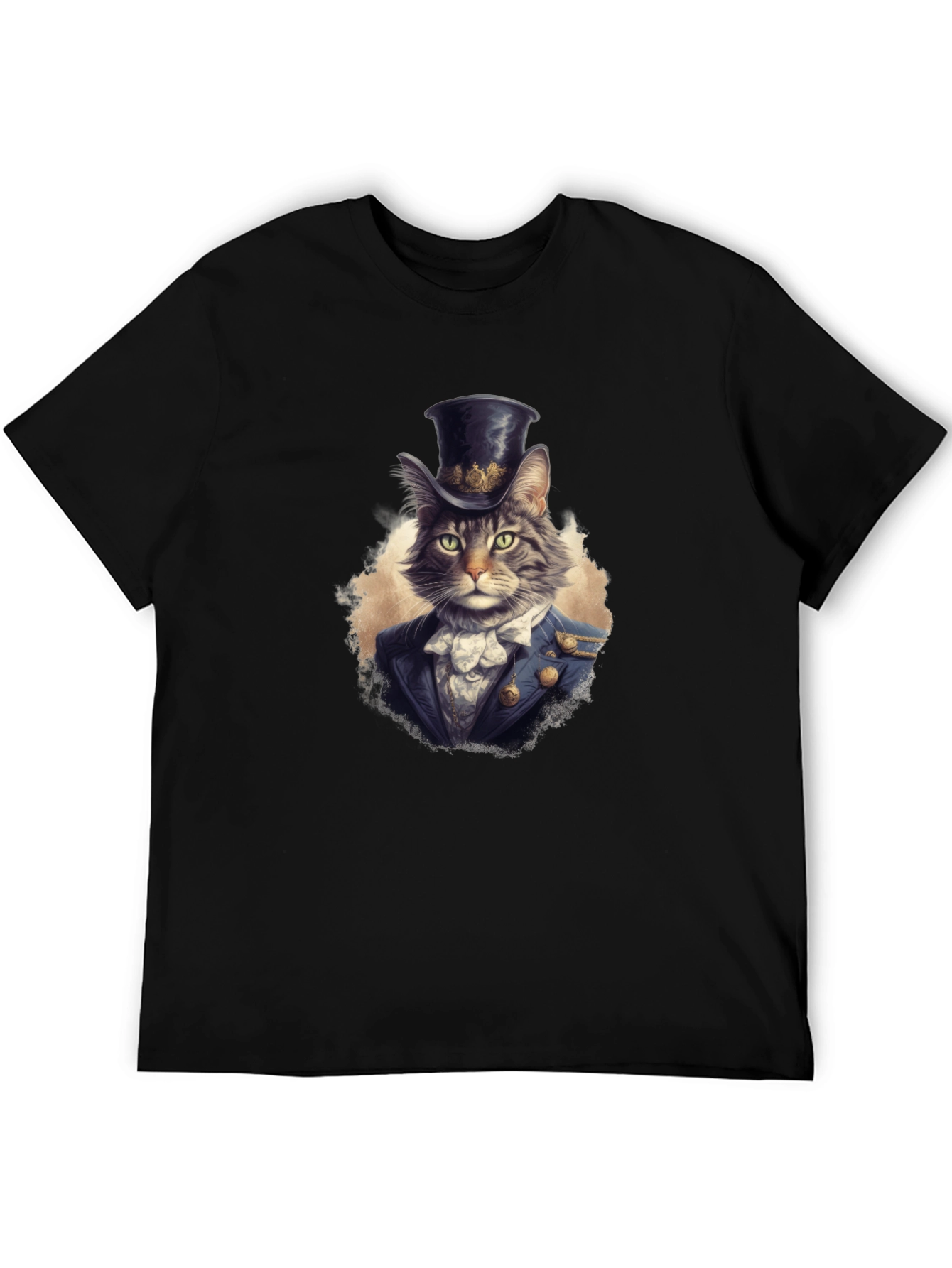 Dapper Cat Top Hat Graphic Tee