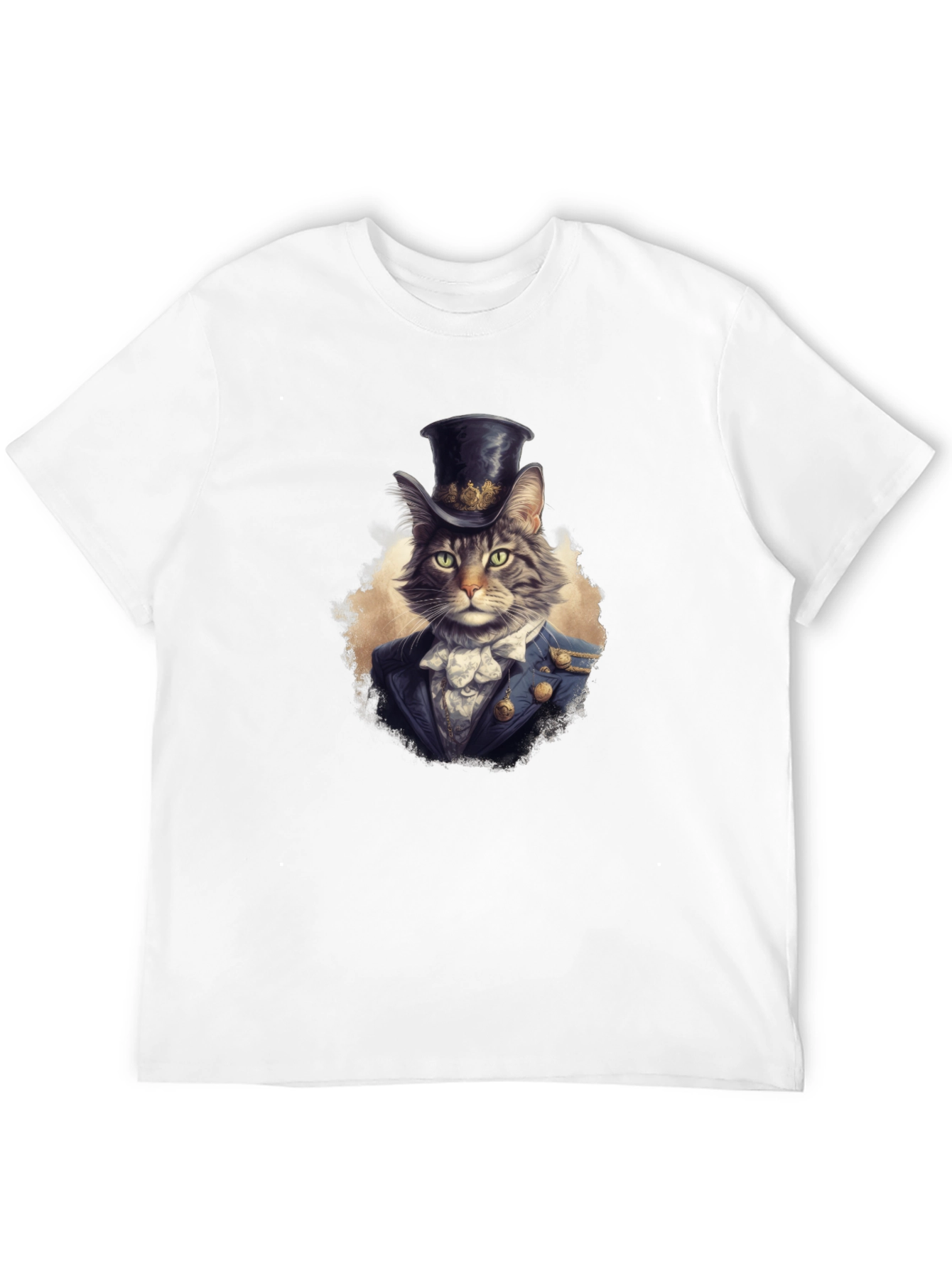 Dapper Cat Top Hat Graphic Tee