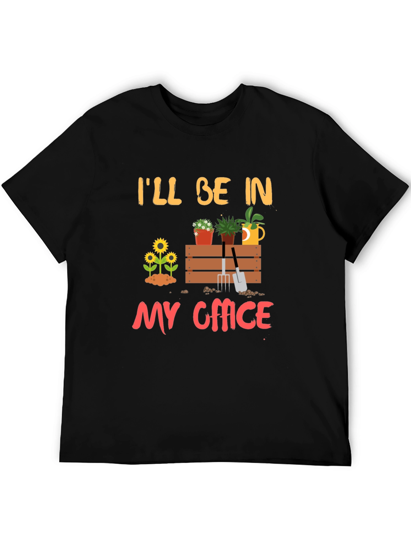 Gardening Office Graphic T-Shirt - Relaxed Fit