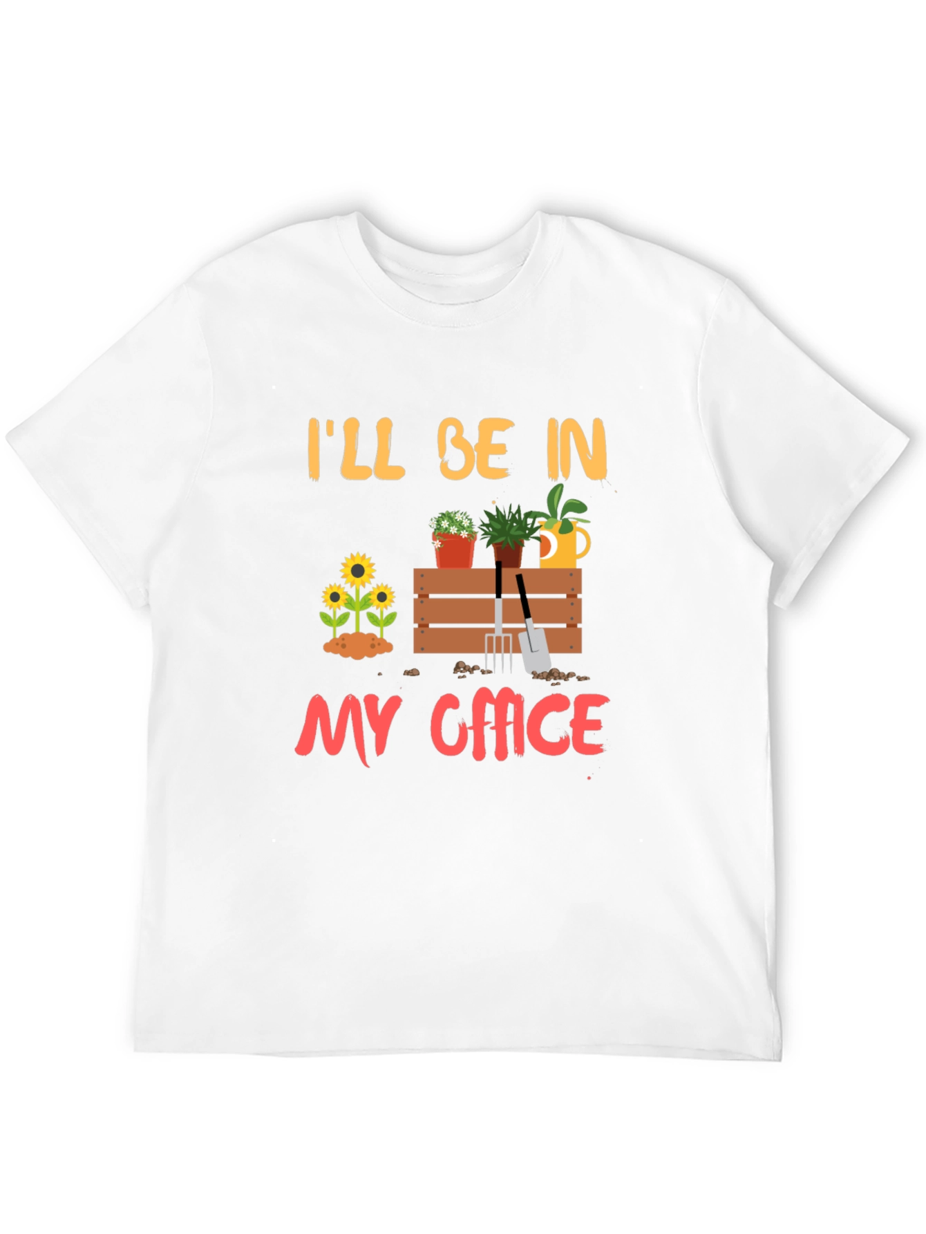 Gardening Office Graphic T-Shirt - Relaxed Fit
