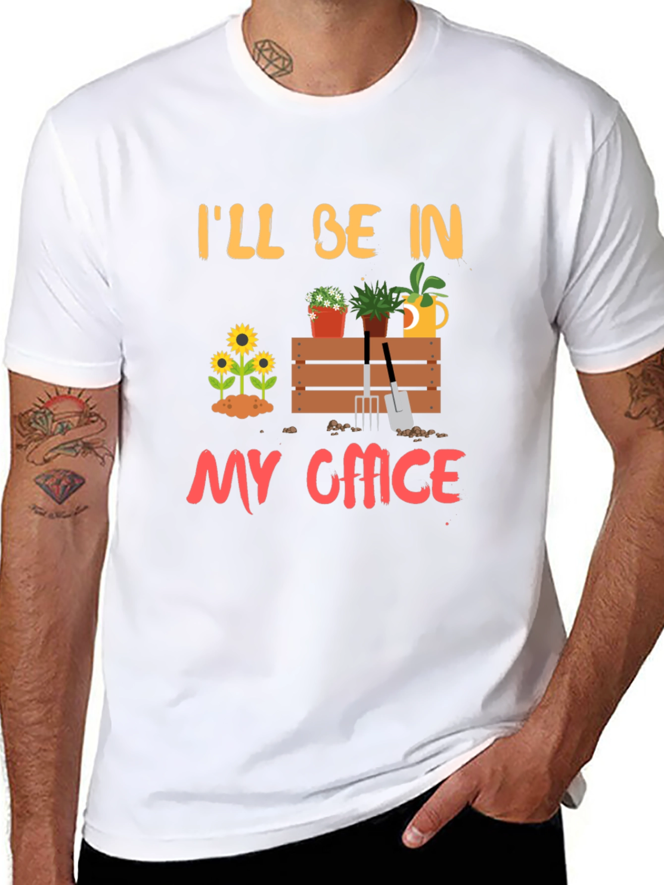 Gardening Office Graphic T-Shirt - Relaxed Fit