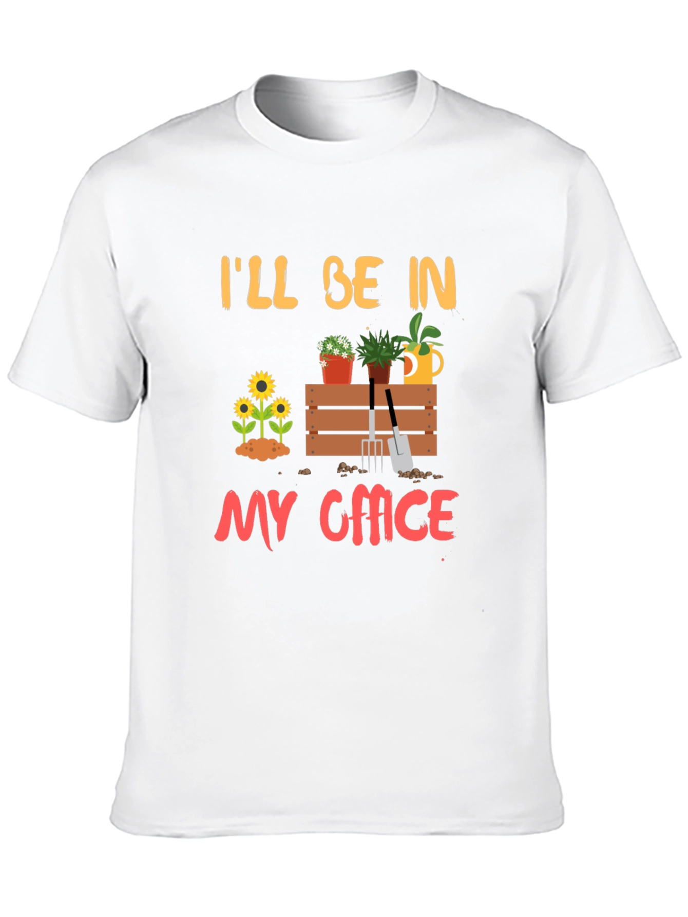 Gardening Office Graphic T-Shirt - Relaxed Fit