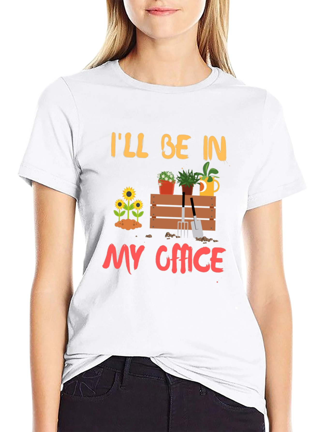 Gardening Office Graphic T-Shirt - Relaxed Fit