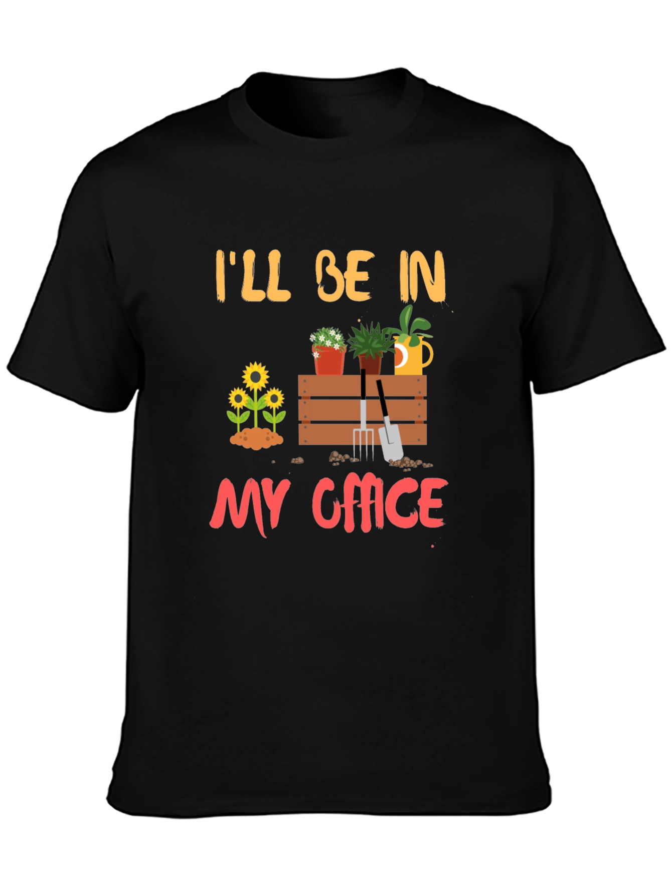 Gardening Office Graphic T-Shirt - Relaxed Fit