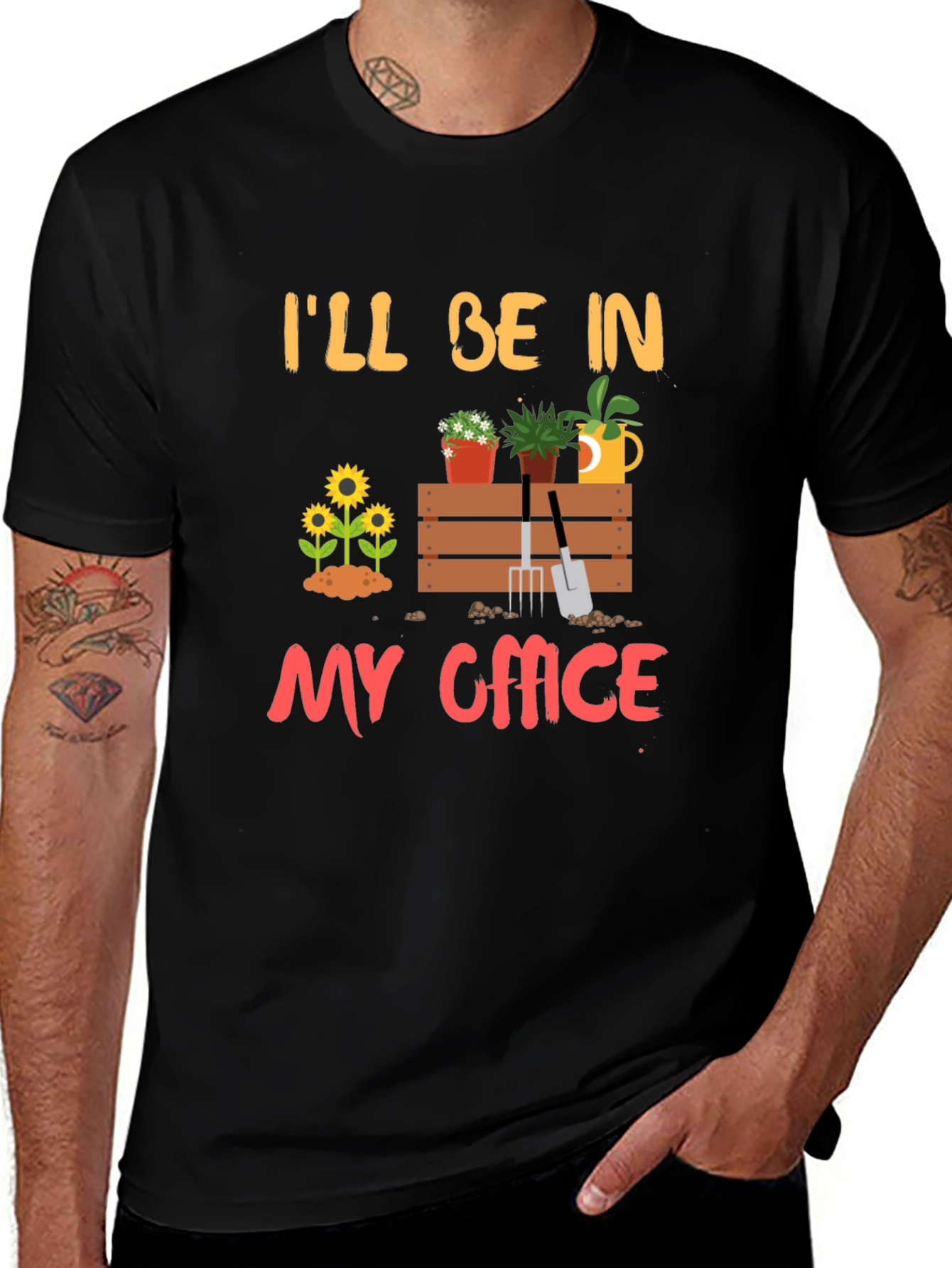 Gardening Office Graphic T-Shirt - Relaxed Fit